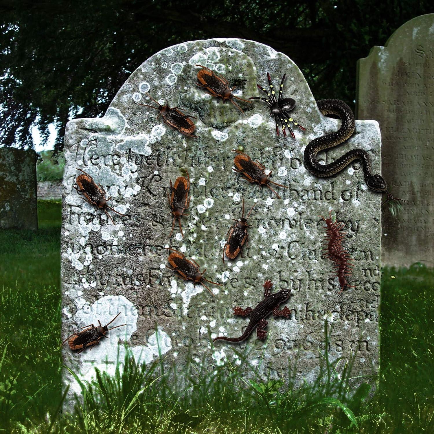 148 Piezas Bichos de Plástico Whaline para Halloween