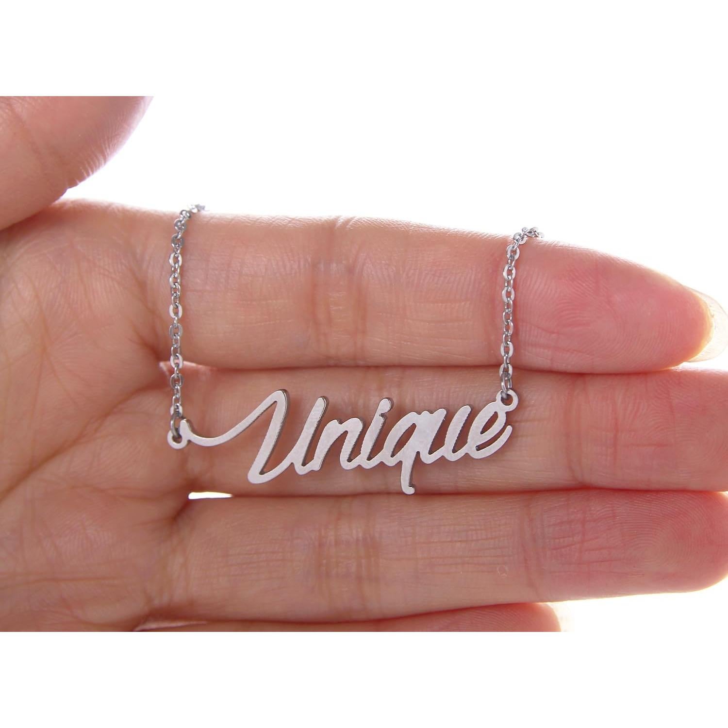 Collar de Nombre Personalizado AOLO Acero Inoxidable 35.6 cm