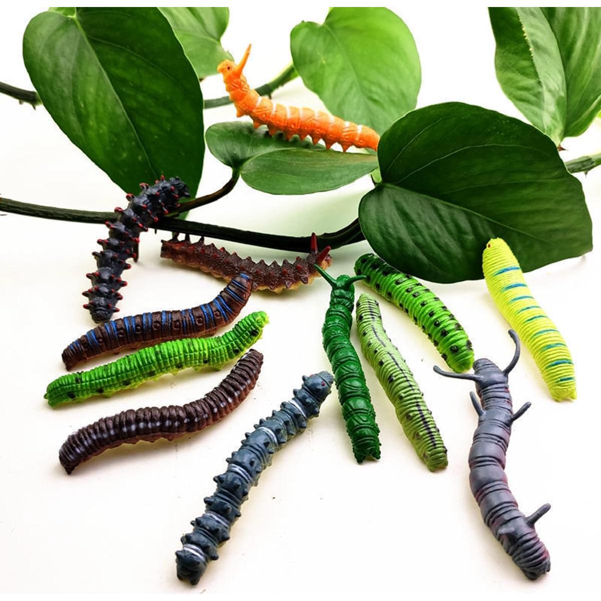 Juego de 12 Insectos de Juguete Andckcer PVC 7.5cm Halloween