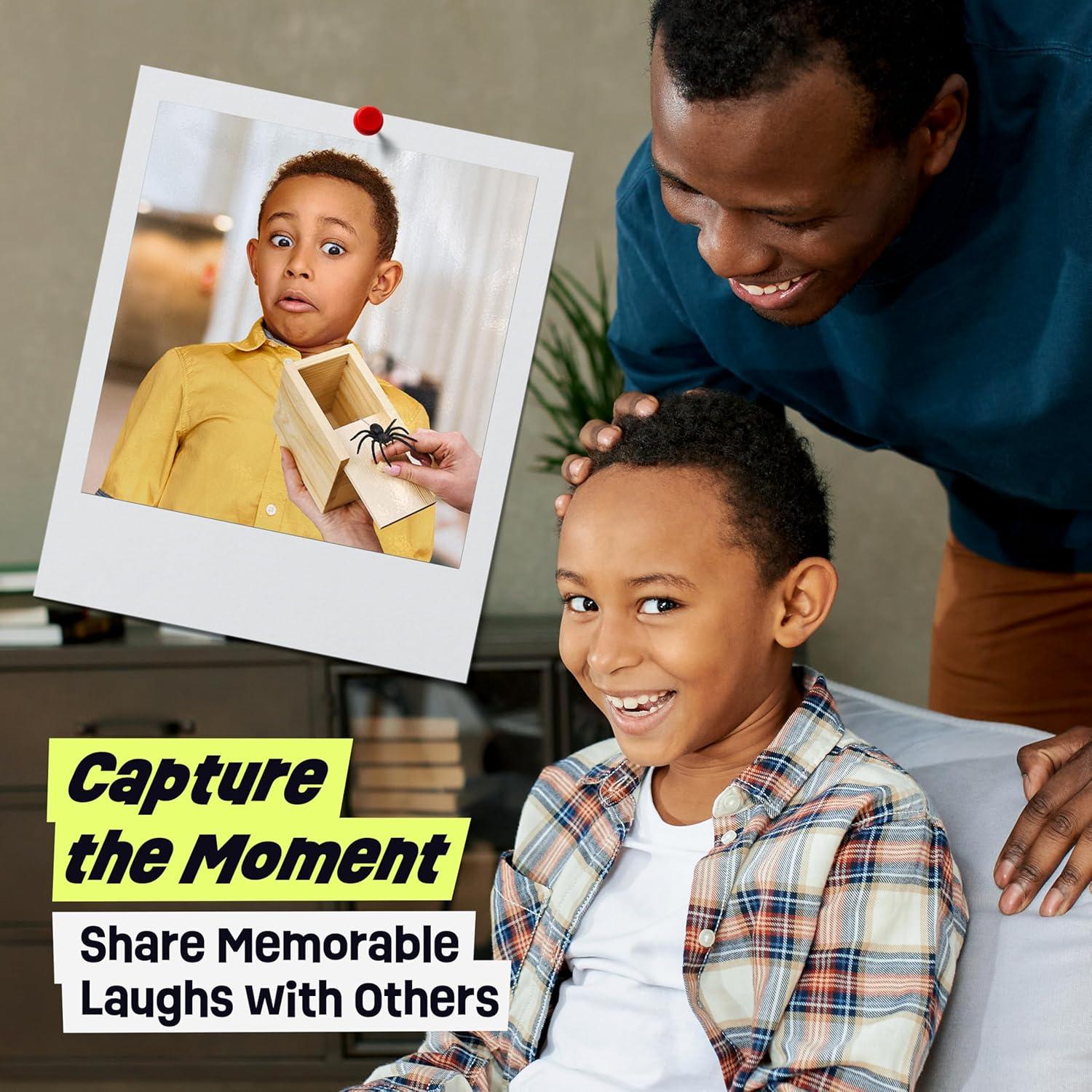 Caja de Broma de Araña Original FunFamz - Juguete Divertido