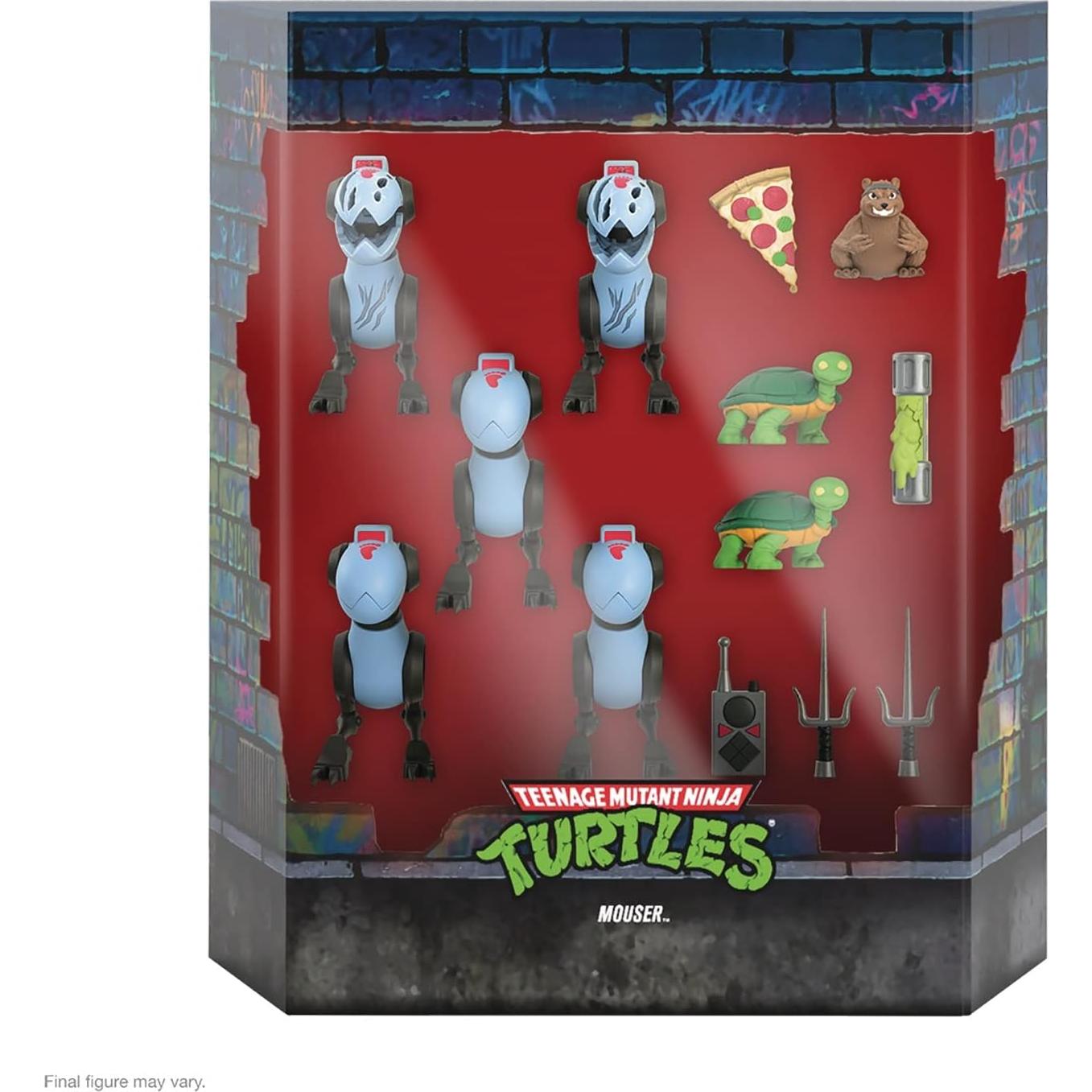 Pack de Mousers ULTIMATES! Super7 Tortugas Ninja 5 Figuras