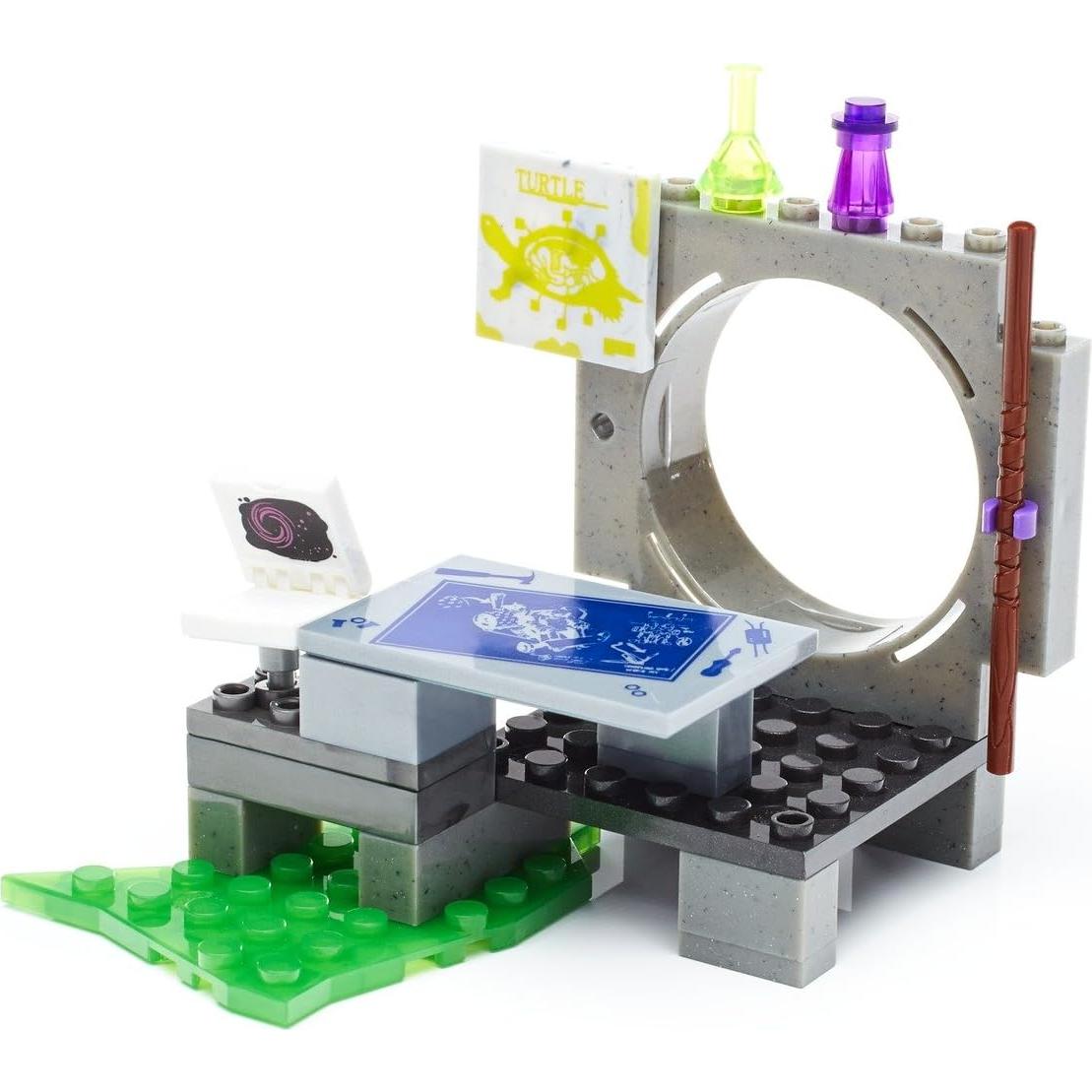 Mega Construx Tortugas Ninja Donnie Ataque de Mouser 113g