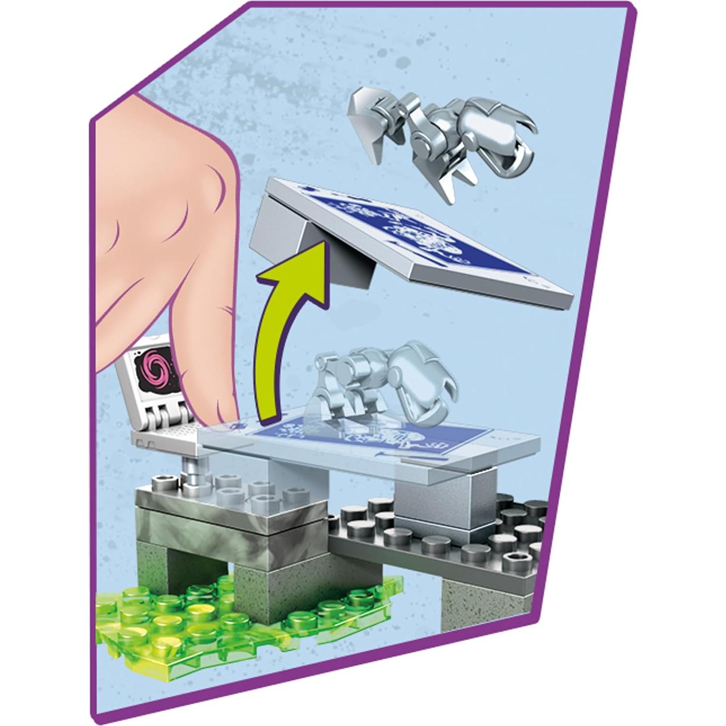 Mega Construx Tortugas Ninja Donnie Ataque de Mouser 113g