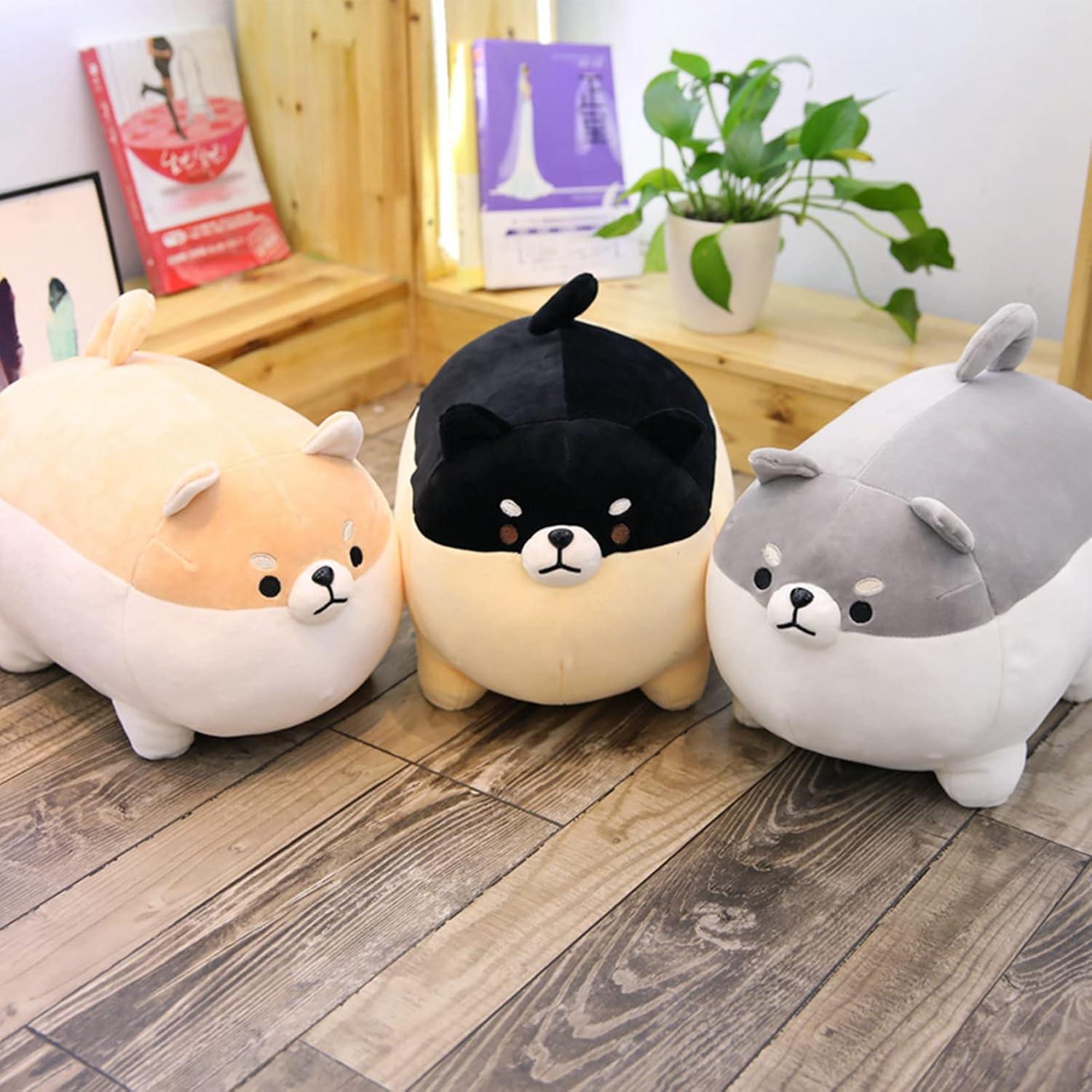 Almohada de Peluche Shiba Inu Junmeng 50cm Suave Kawaii