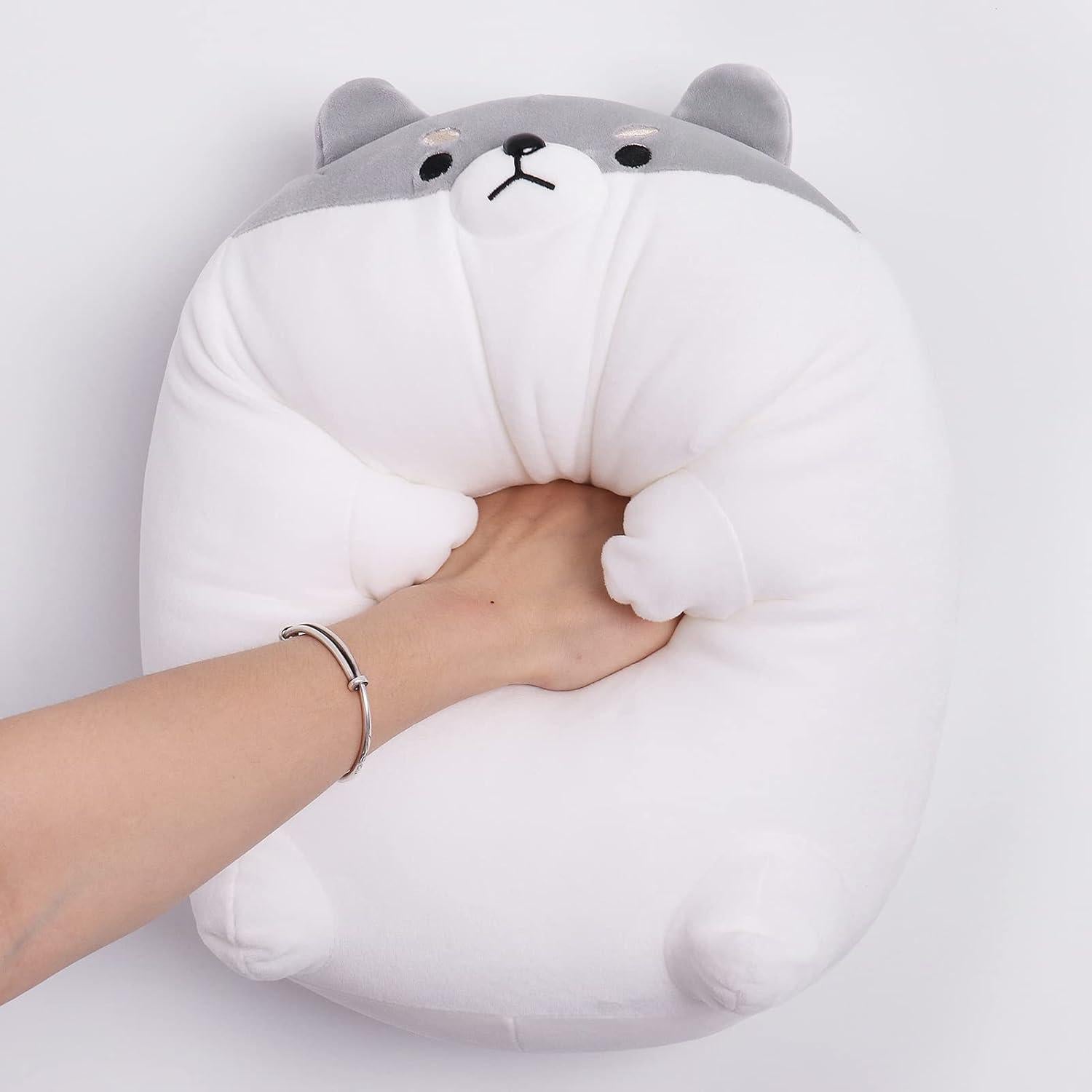 Almohada de Peluche Shiba Inu Junmeng 50cm Suave Kawaii