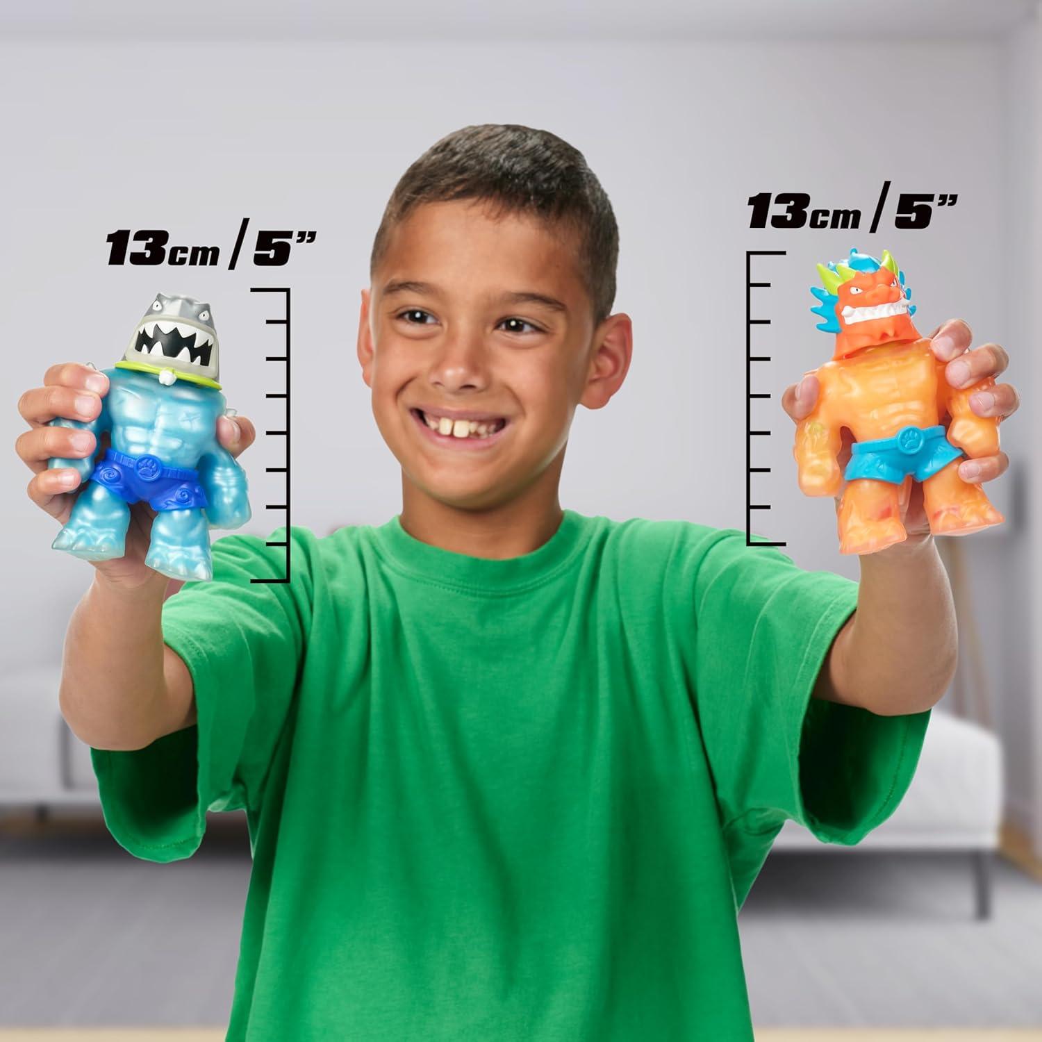 Paquete de Creación de Héroes Goo Jit Zu 2-Pack Blazagon y Thrash