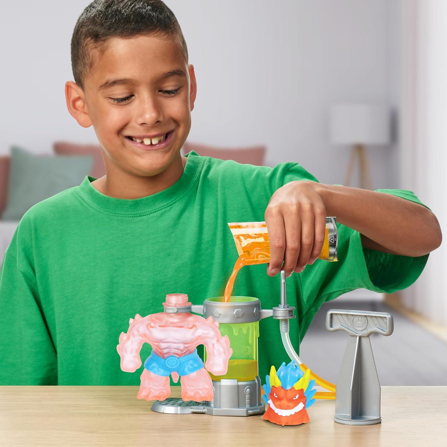 Paquete de Creación de Héroes Goo Jit Zu 2-Pack Blazagon y Thrash