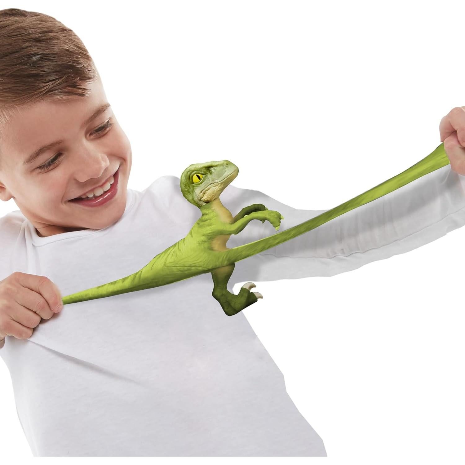Héroes de Goo Jit Zu Charlie - Dinosaurio Estirable 17.3cm