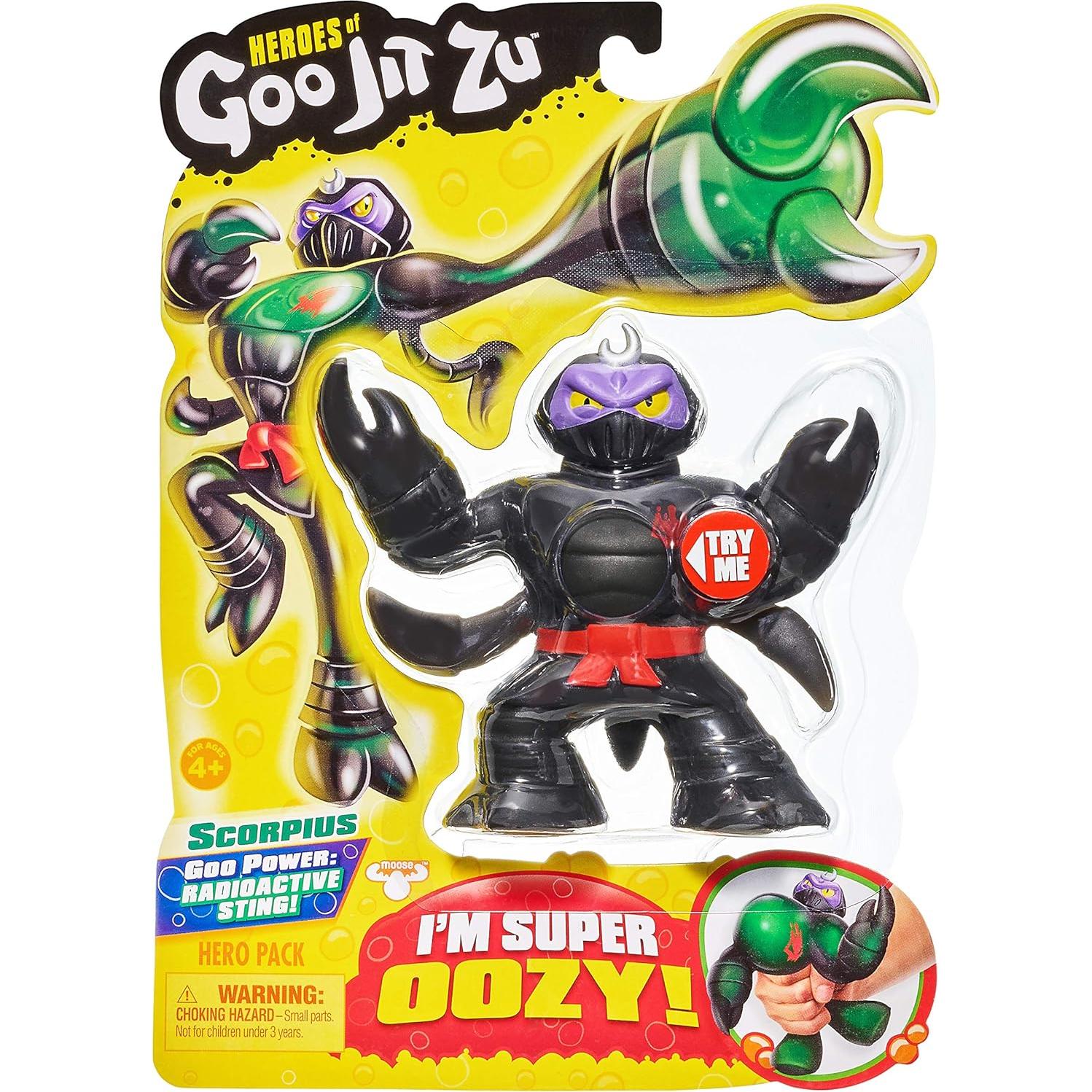 Figura de acción Goo Jit Zu Scorpius el Escorpión 14 cm