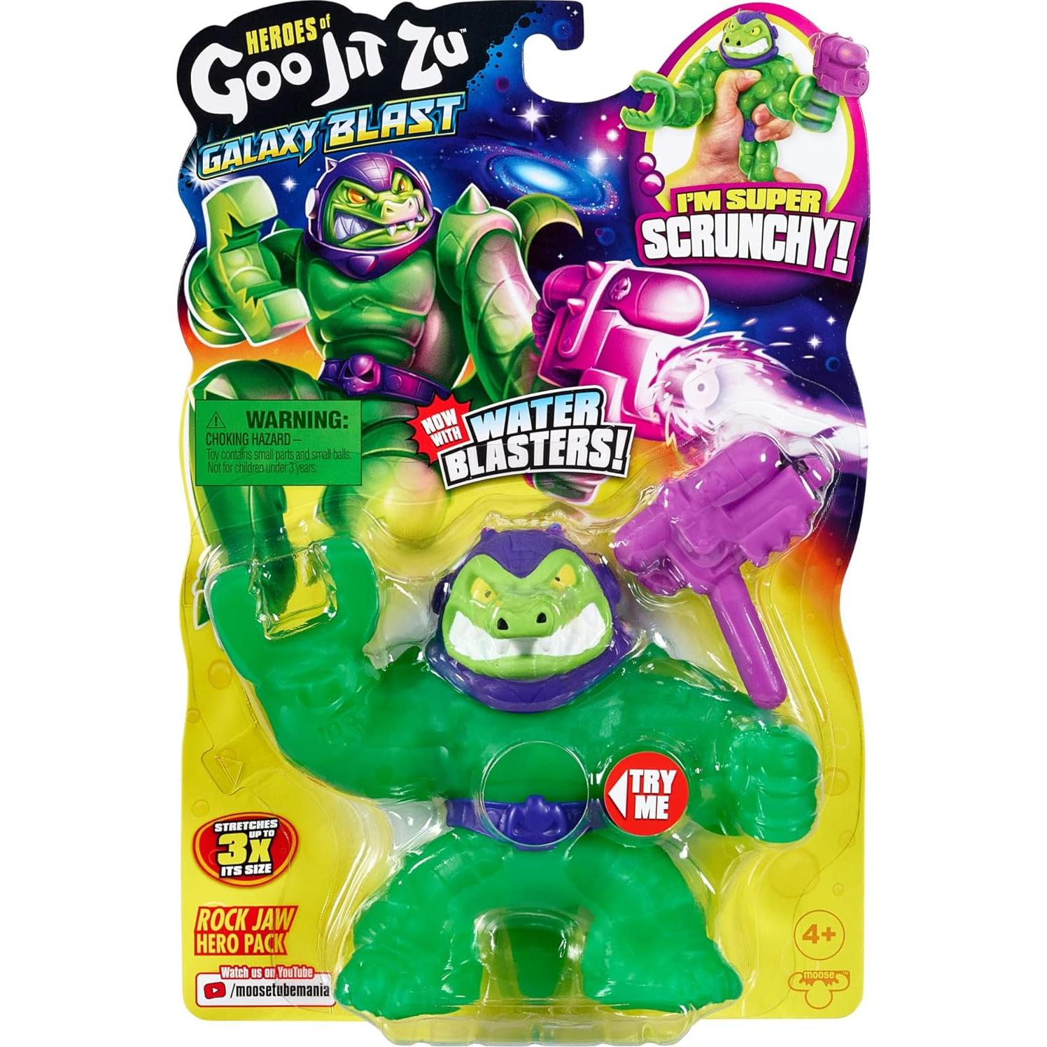 Héroes de Goo Jit Zu Rock Jaw Galaxy Blast - Lanzador de Agua