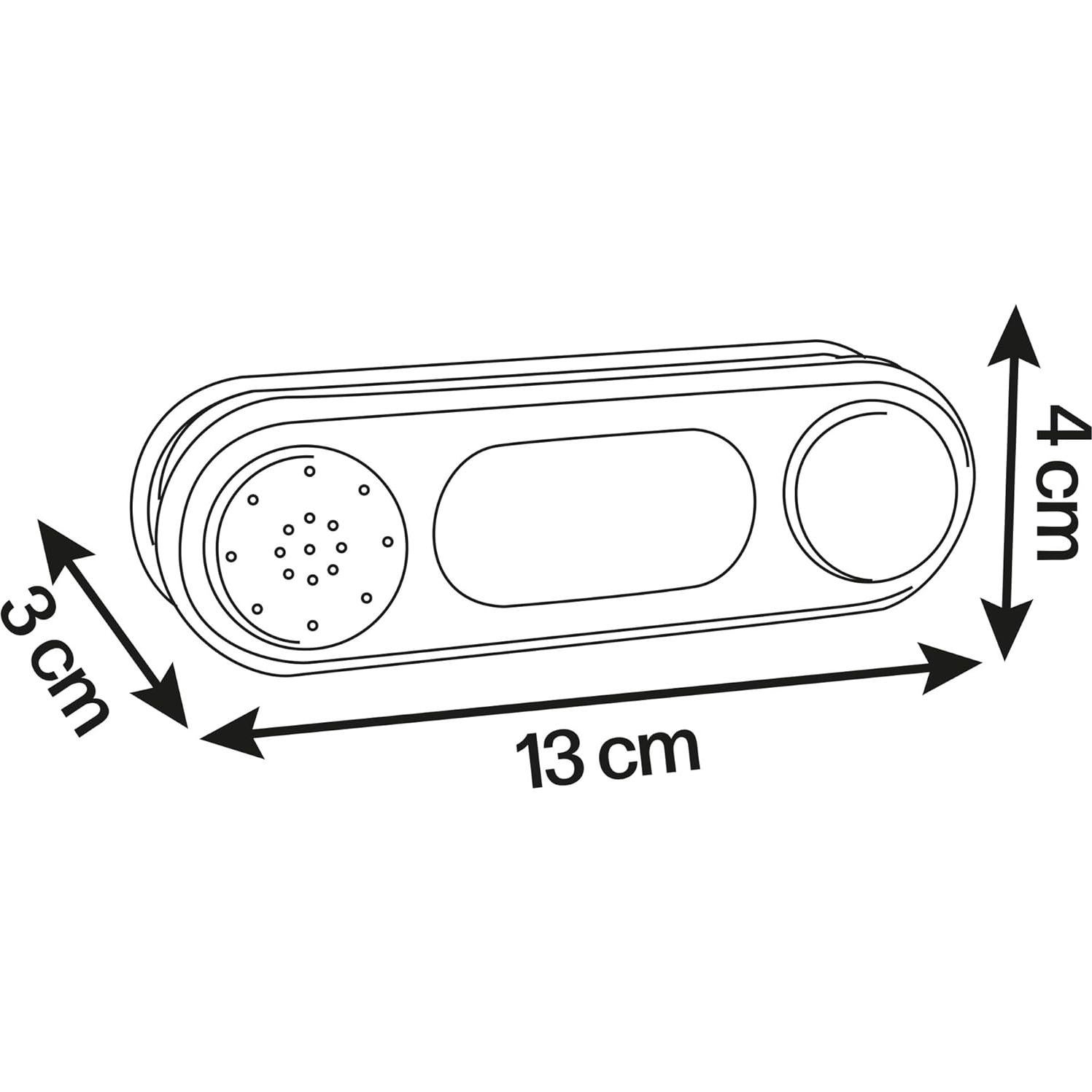 Timbre Electrónico Smoby Gris - Accesorio Jardín para Niños 2+