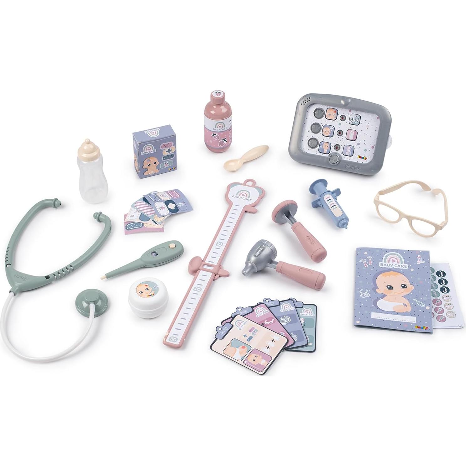 Centro de Cuidado Infantil Smoby - Juego de Doctor 24 Piezas