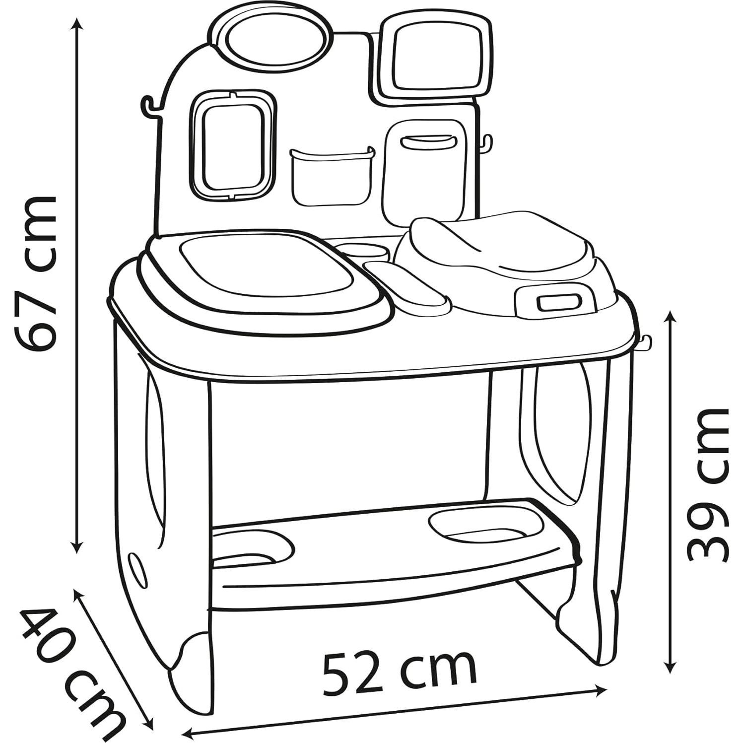 Centro de Cuidado Infantil Smoby - Juego de Doctor 24 Piezas