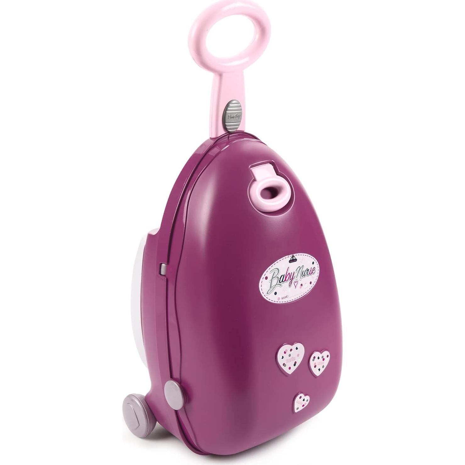 Carrito para Muñecas Smoby Púrpura con Cuna y Comedor