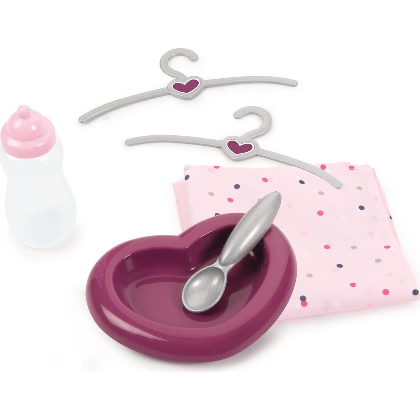 Carrito para Muñecas Smoby Púrpura con Cuna y Comedor