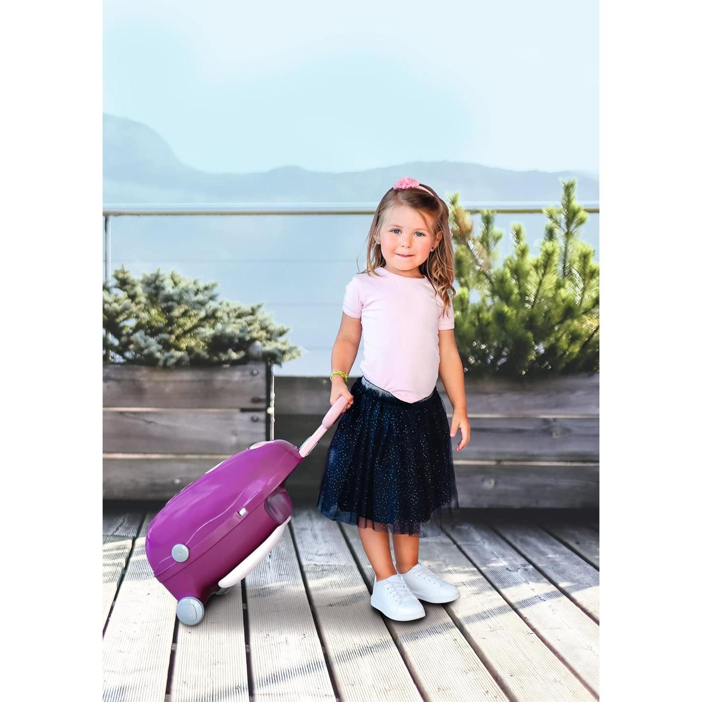 Carrito para Muñecas Smoby Púrpura con Cuna y Comedor