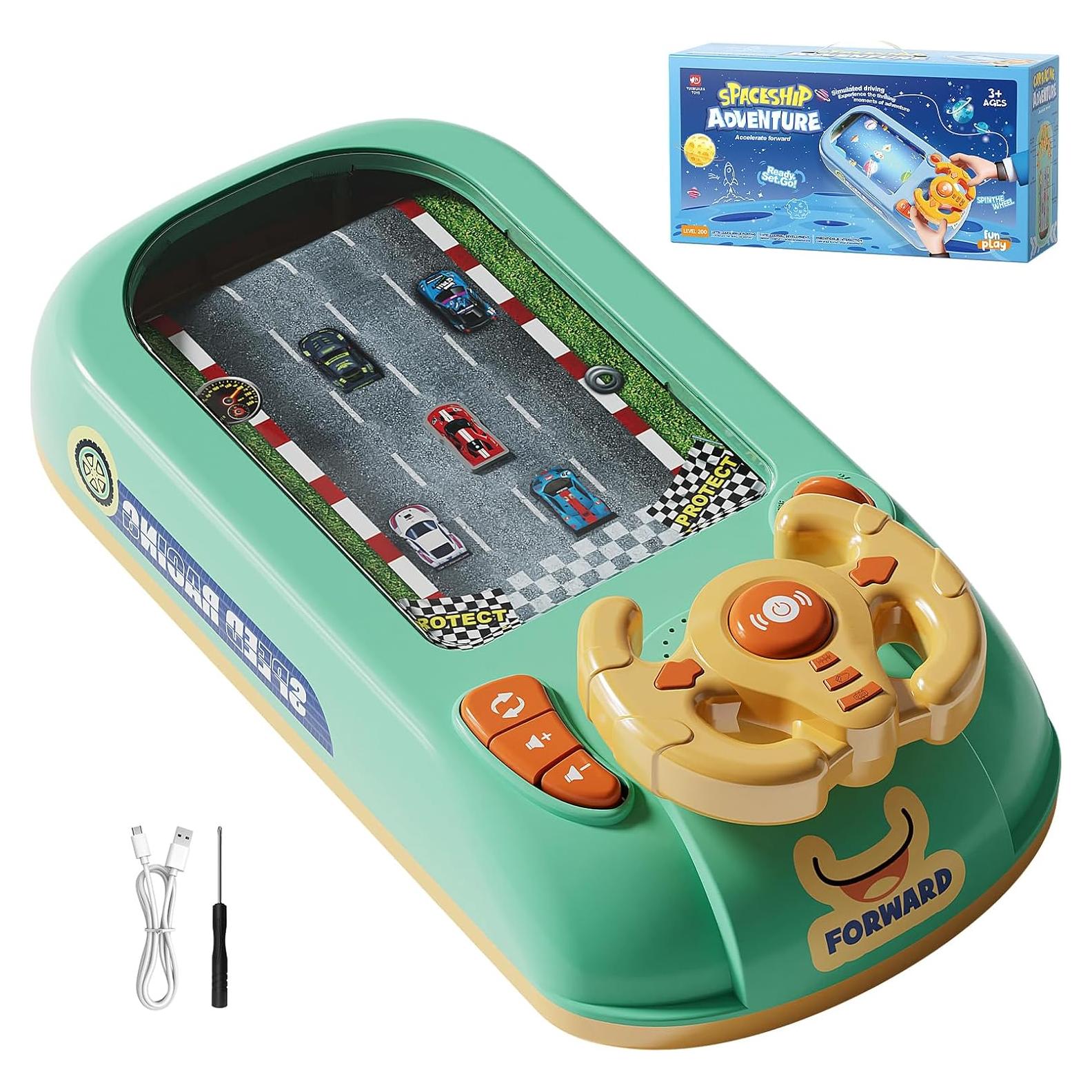 Volante de Aventura LFACHTER para Niños 3+ con Música y Sonido