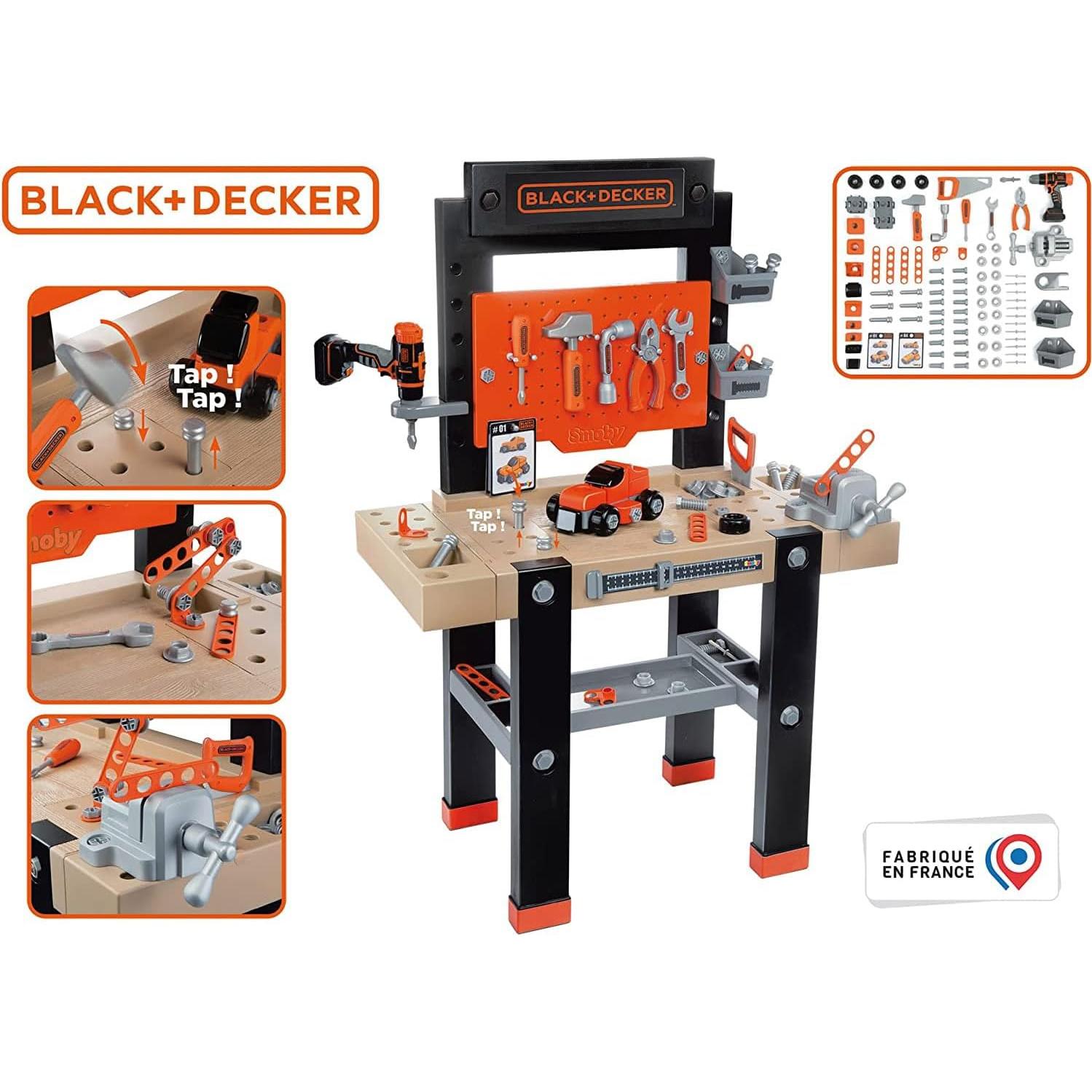 Centro de Trabajo Juguete SMOBY Black & Decker con Herramientas