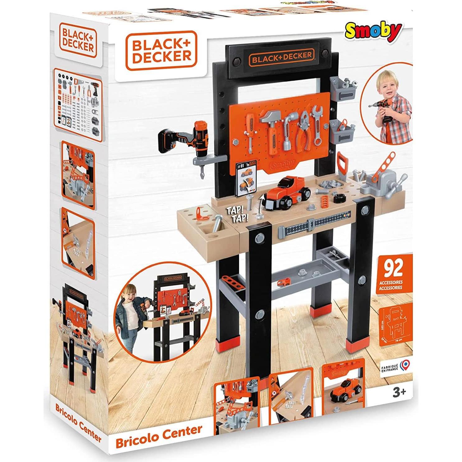 Centro de Trabajo Juguete SMOBY Black & Decker con Herramientas