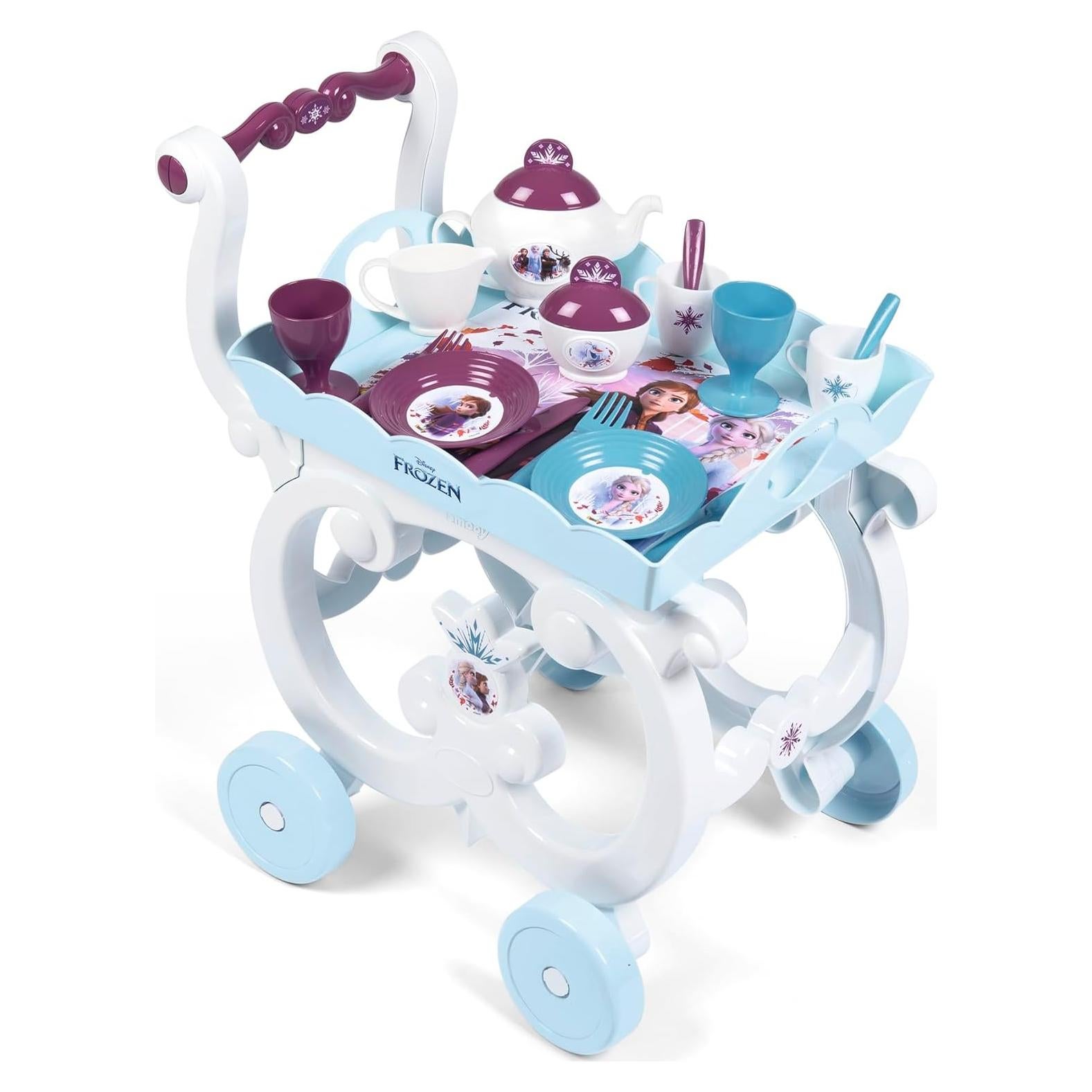 Carro de Servicio XL Smoby La Reina de las Nieves 17 Accesorios