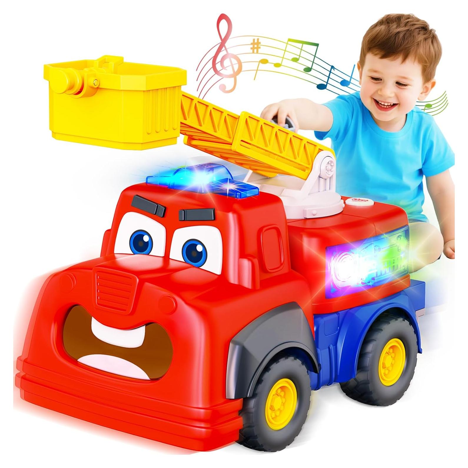 Camión de Bomberos Hablante Hieoby 22.86x11.43cm 0.85kg