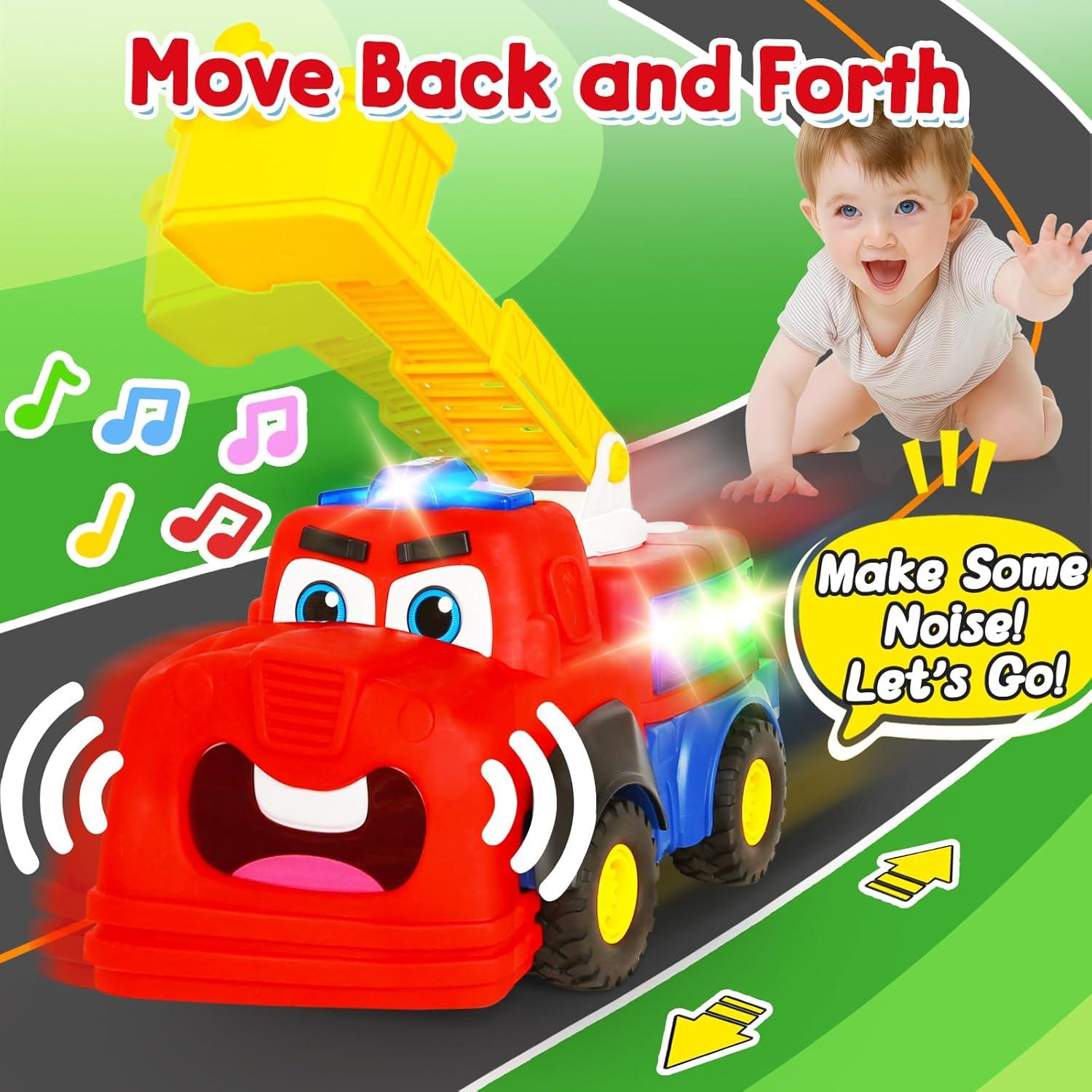 Camión de Bomberos Hablante Hieoby 22.86x11.43cm 0.85kg