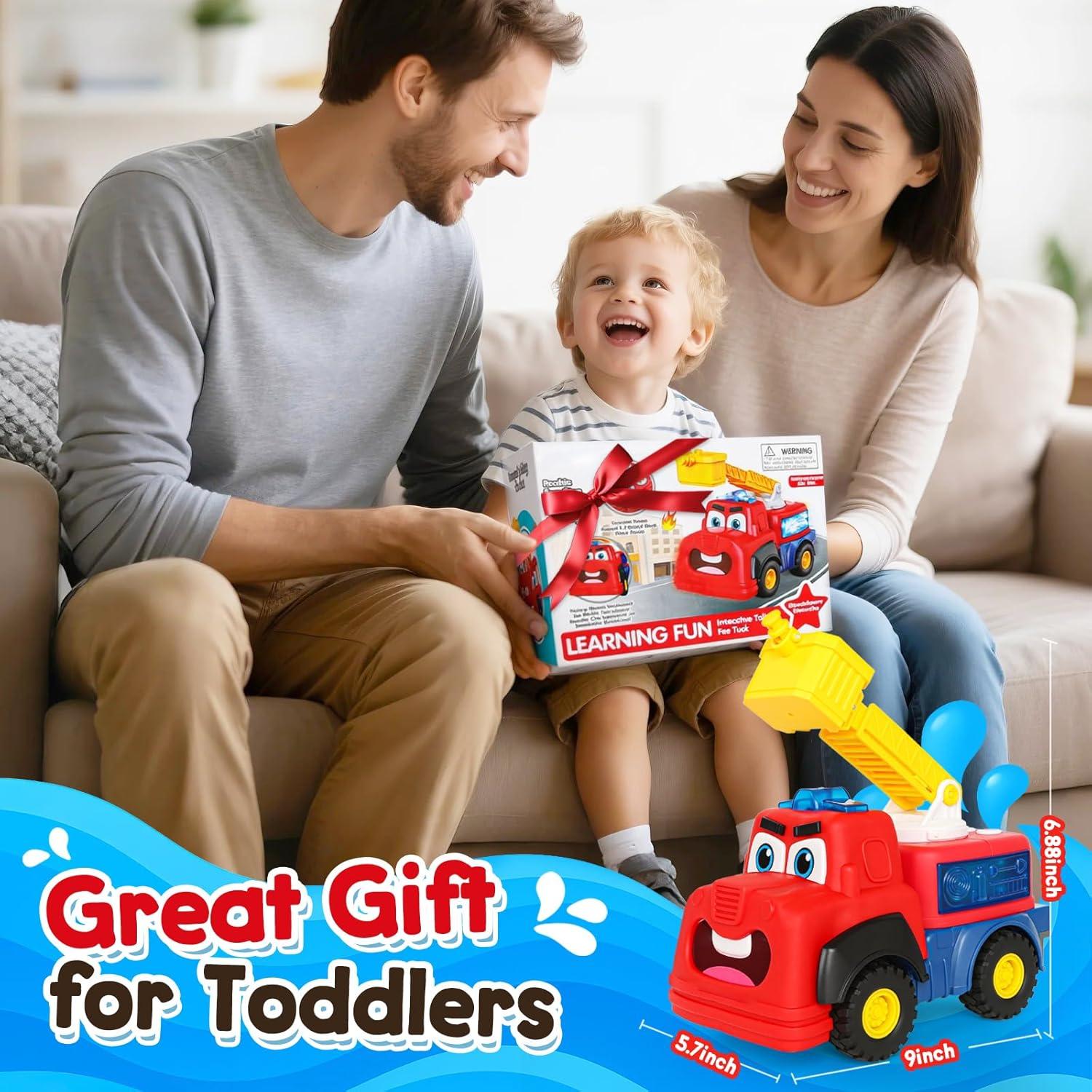 Camión de Bomberos Hablante Hieoby 22.86x11.43cm 0.85kg