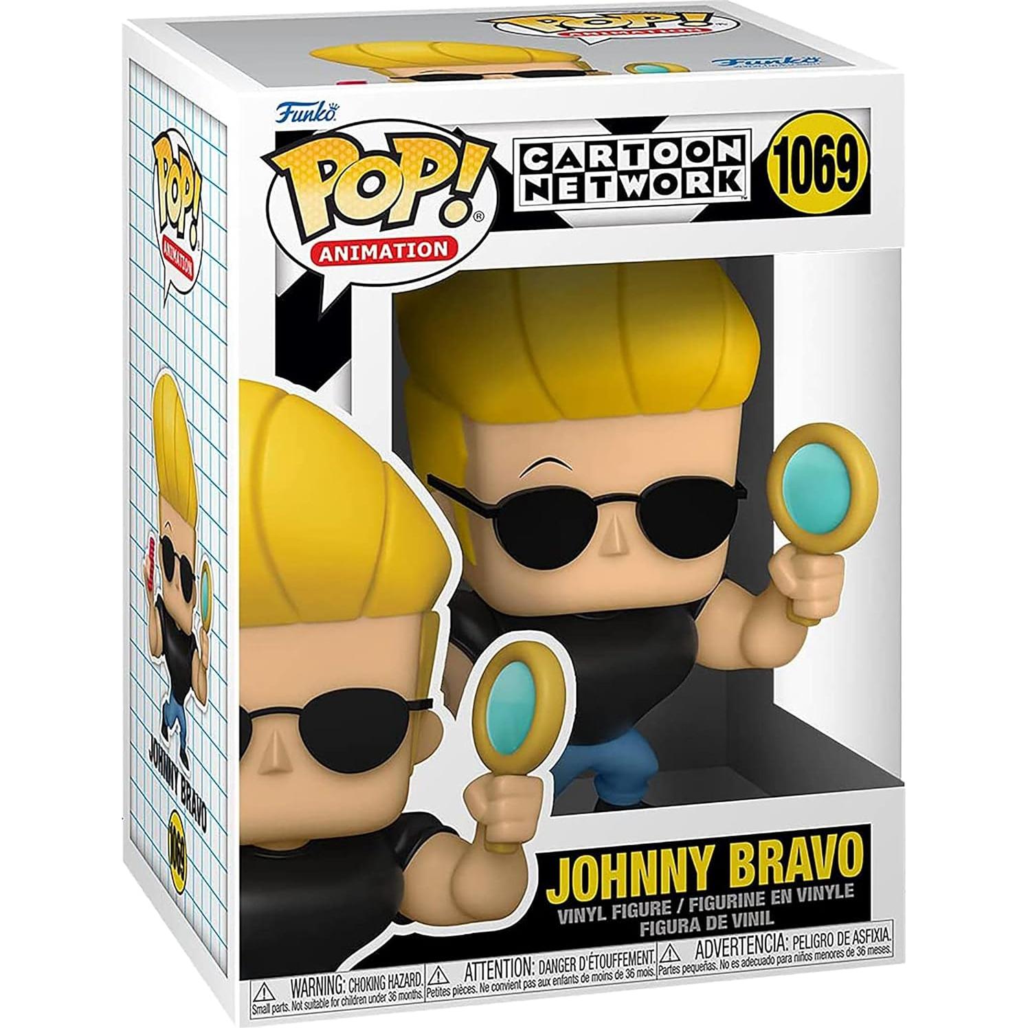 Figura de Vinilo Funko POP Johnny Bravo con Espejo 12.7 cm