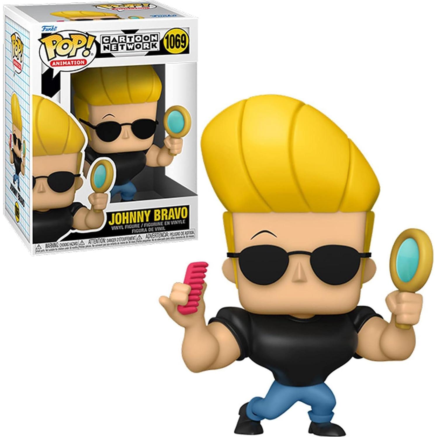 Figura de Vinilo Funko POP Johnny Bravo con Espejo 12.7 cm