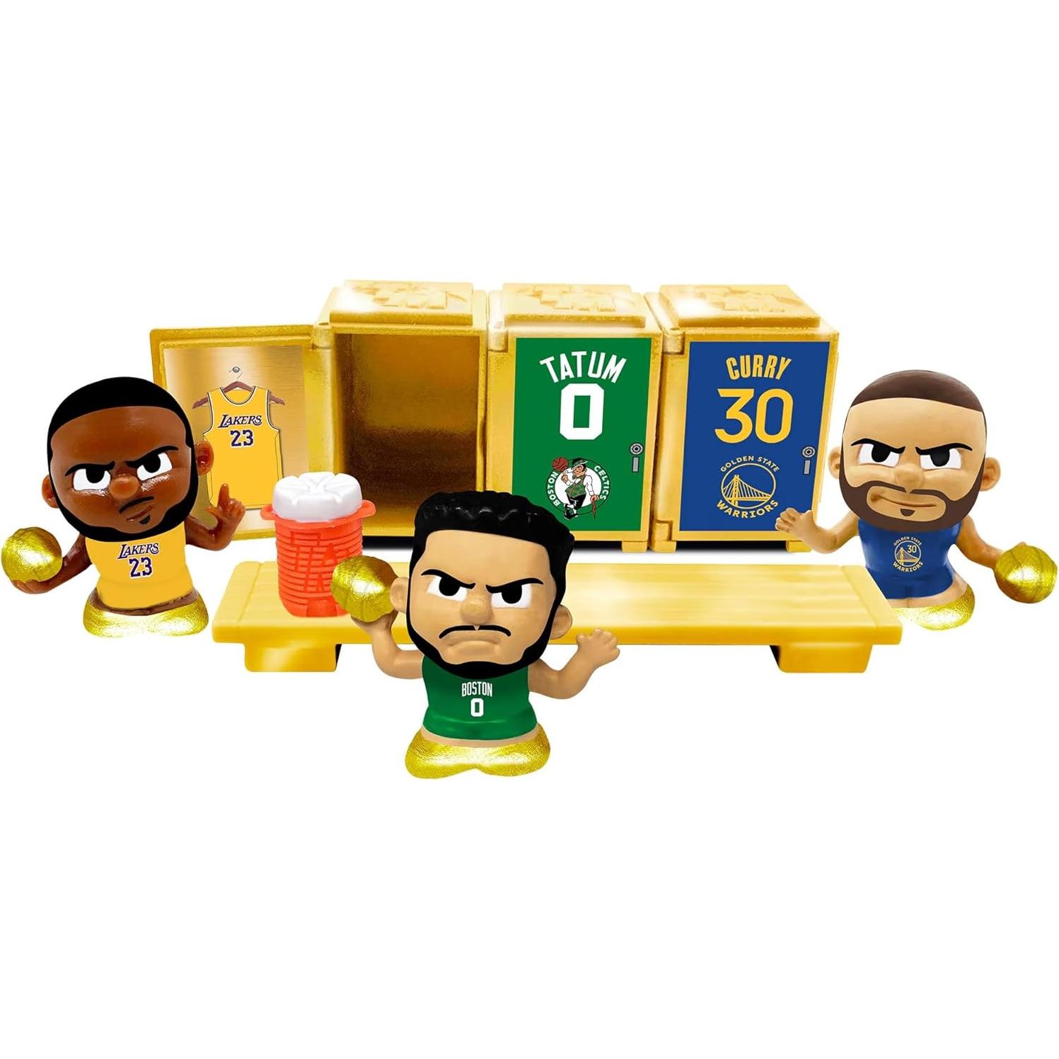 Figuras de Baloncesto TeenyMates Party Animal 2025 - 3 Figuras y Lockers