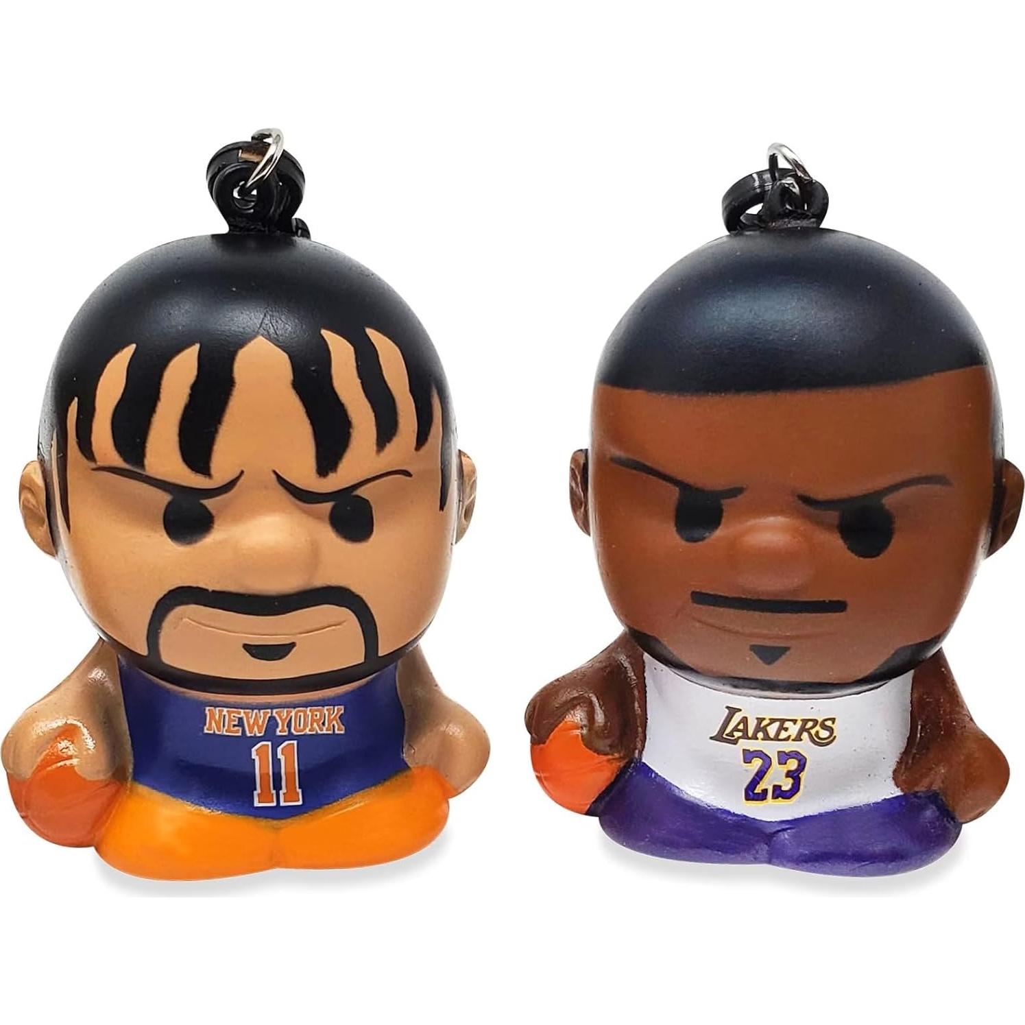 SqueezyMates NBA - Paquete de 4 Figuras de Espuma - Animal de Fiesta