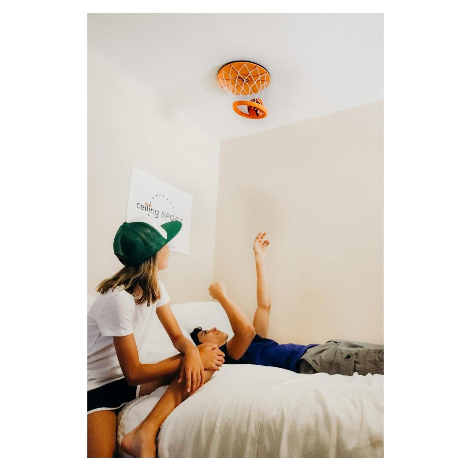 Aro de Baloncesto Mini Interior CEILING SPORT - 2 Balones