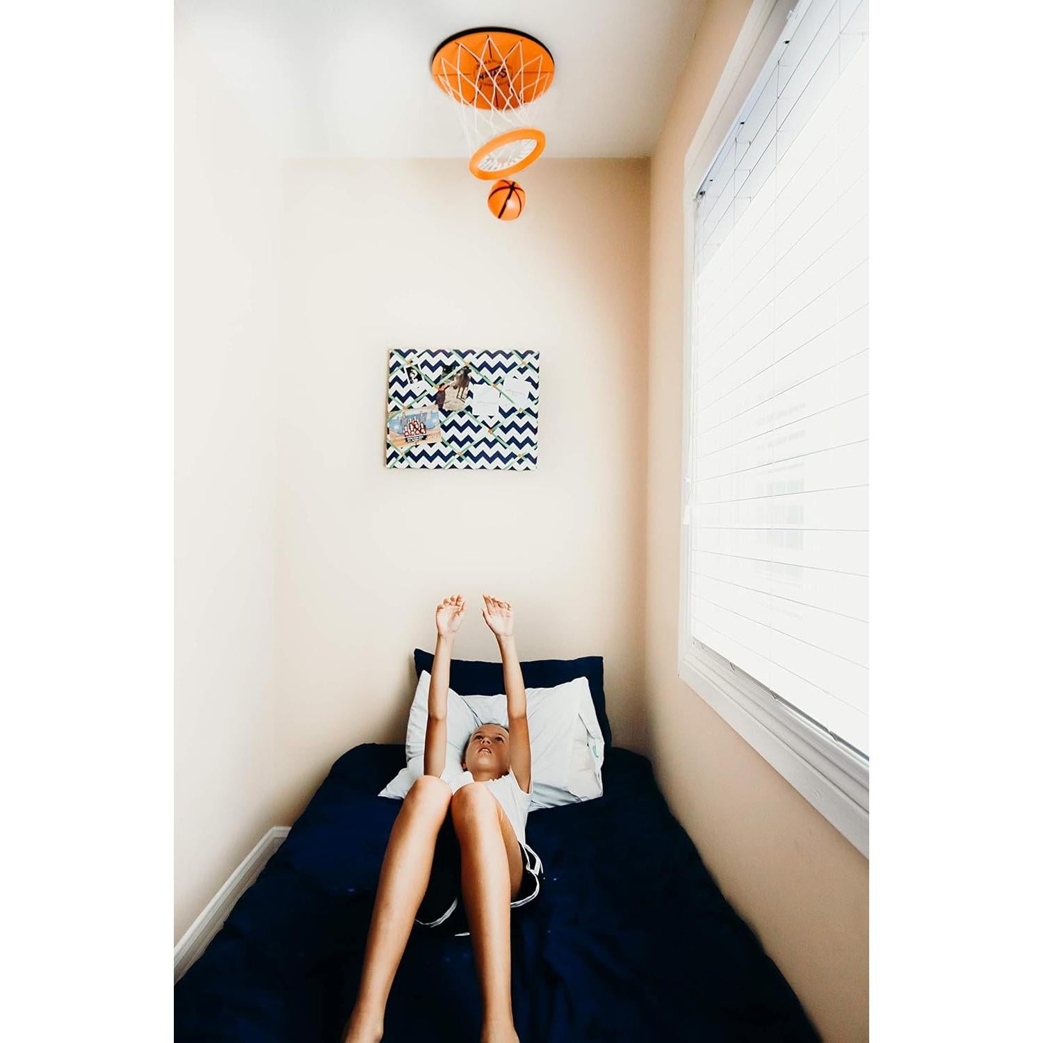 Aro de Baloncesto Mini Interior CEILING SPORT - 2 Balones