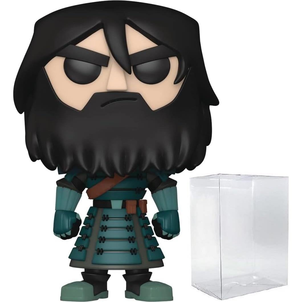 Figura Pop! Vinyl Samurai Jack - Jack Blindado 9.5 cm con Protector