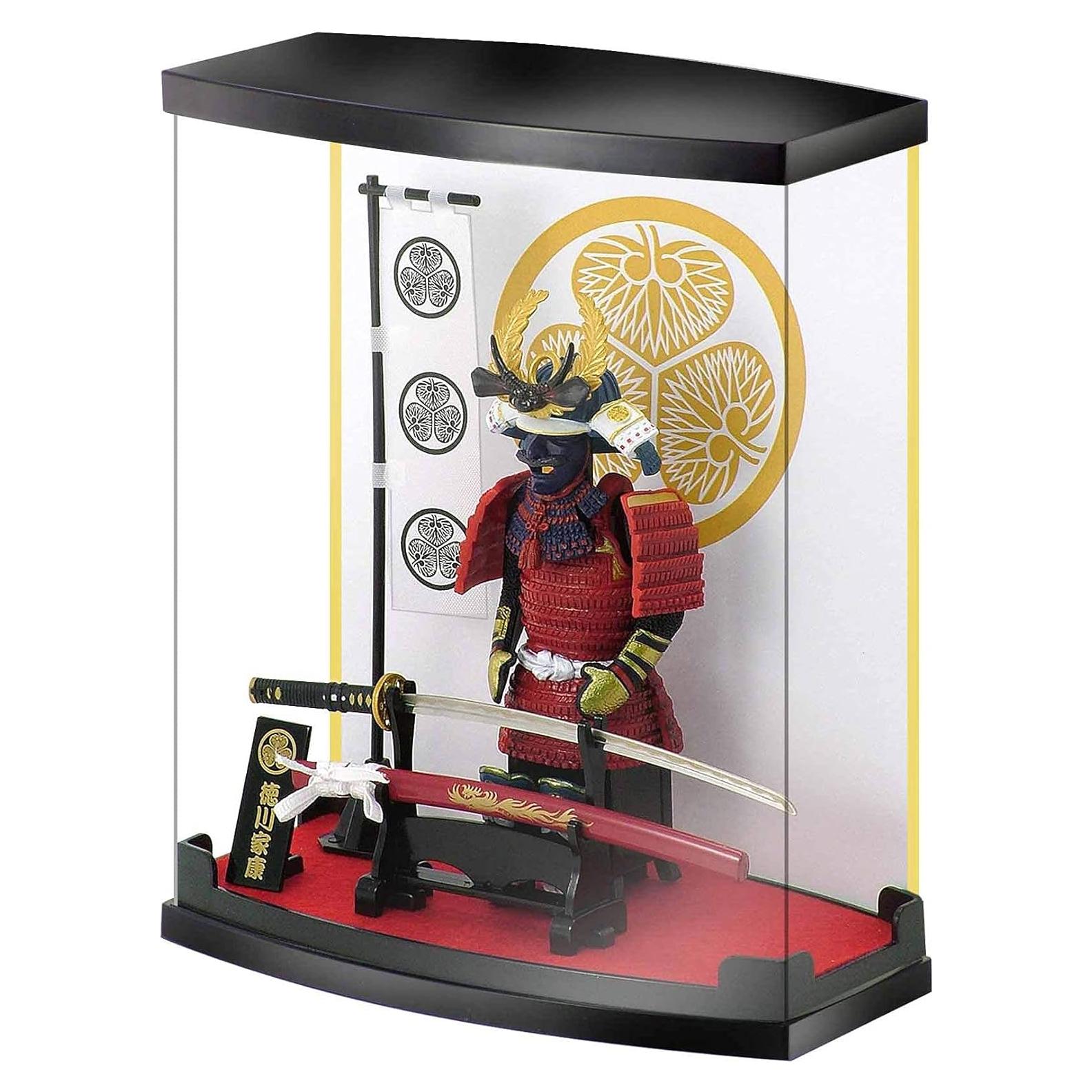 Figura Samurai Tokugawa Ieyasu A4 1/10 con Katana 17cm