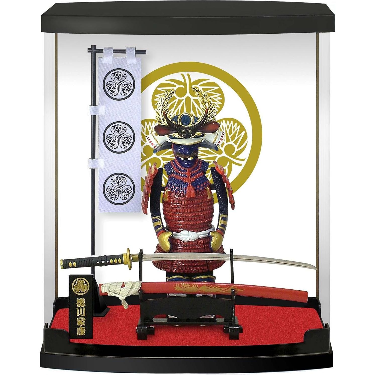 Figura Samurai Tokugawa Ieyasu A4 1/10 con Katana 17cm