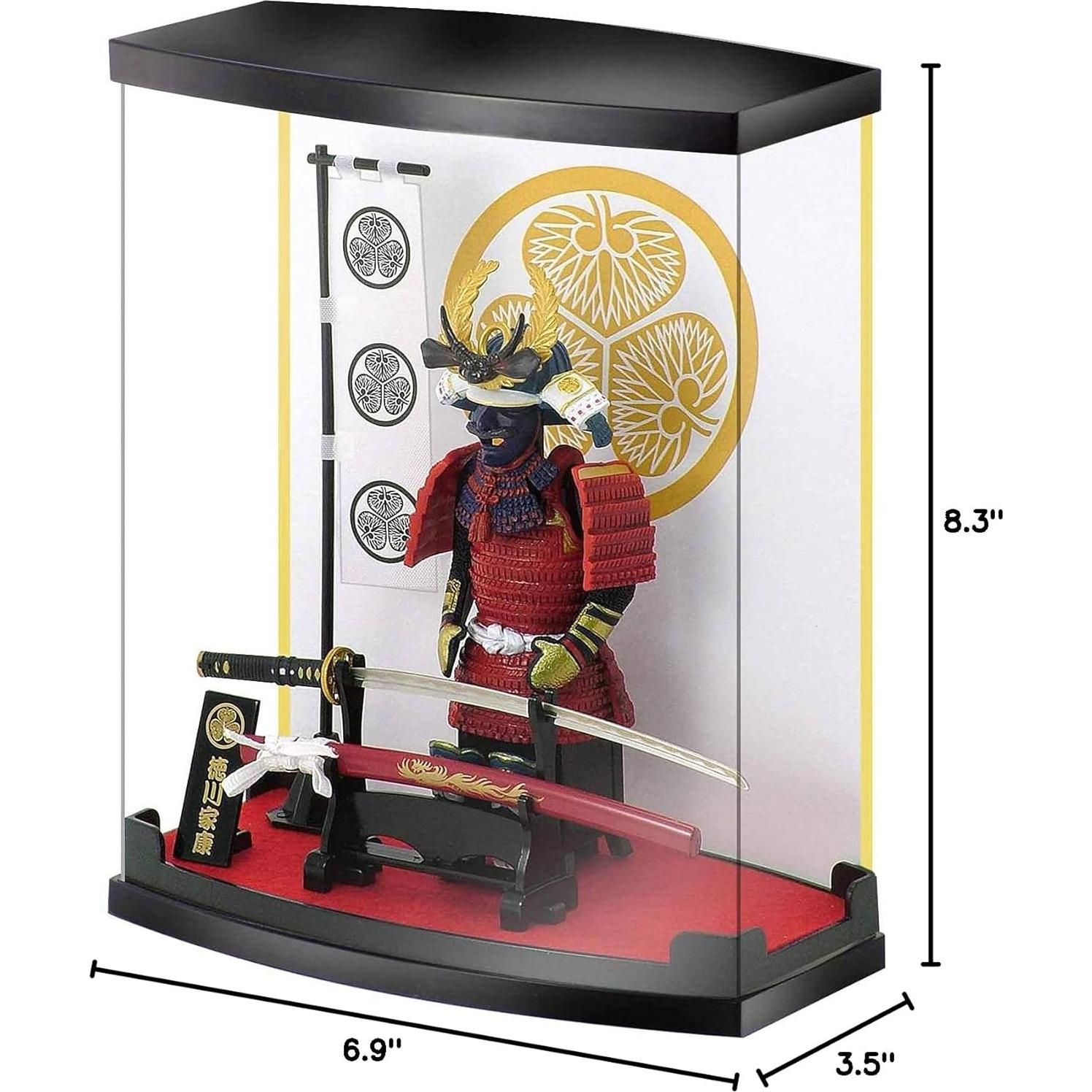 Figura Samurai Tokugawa Ieyasu A4 1/10 con Katana 17cm