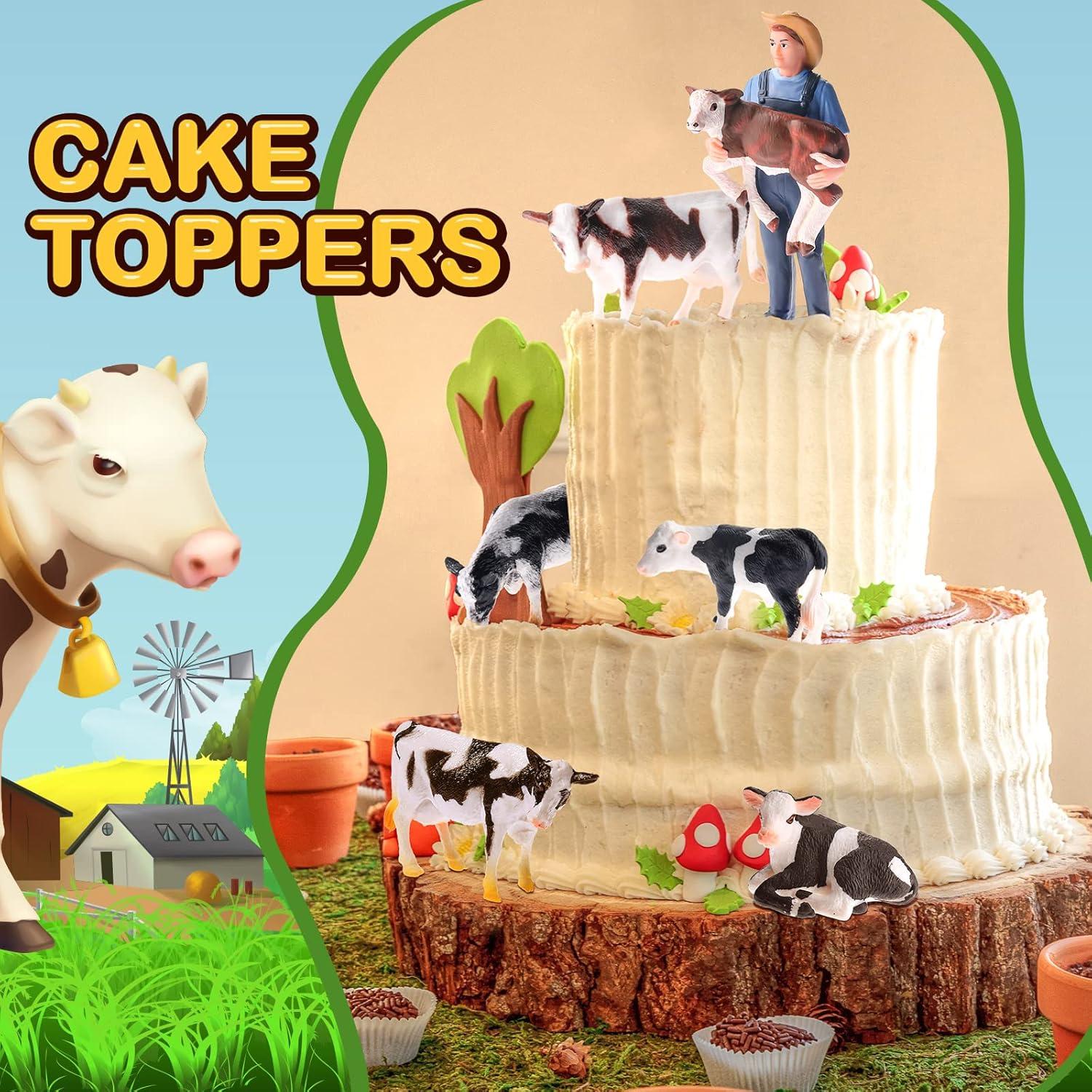 Figuras de Granja Zomiboo 17 Piezas Animales Realistas