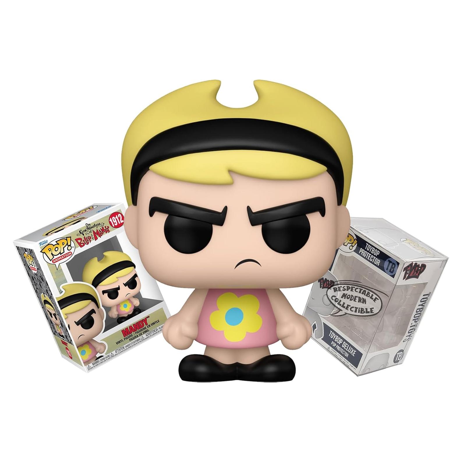 Funko Pop Mandy Enfadada Las Aventuras Grim 9.5 cm ToyBop