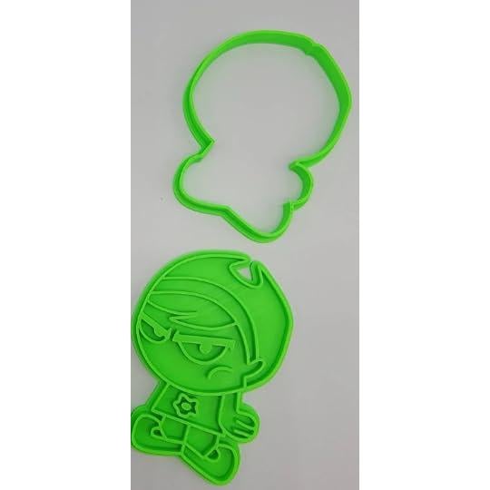 Cortador y Sello de Galletas Grim y Mandy 3D - 10.16 cm