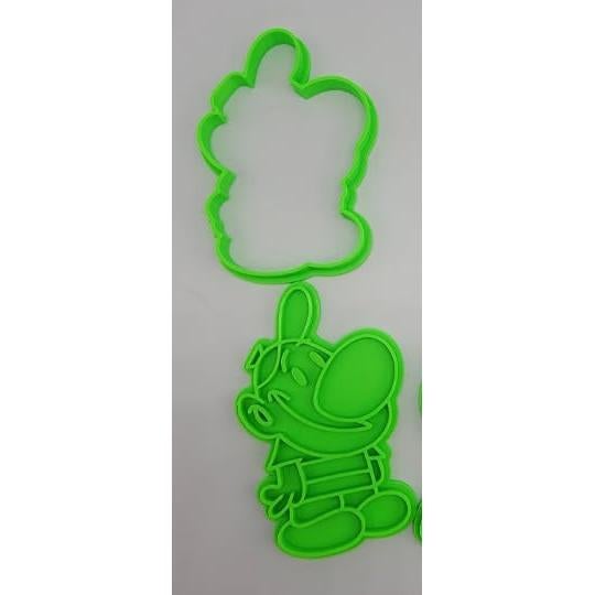 Cortador y Sello de Galletas Grim y Mandy 3D - 10.16 cm