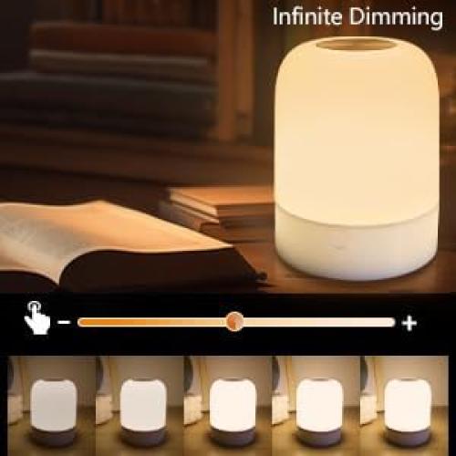 Luz Nocturna Táctil XOIDMIVCN 13 Colores Recargable USB