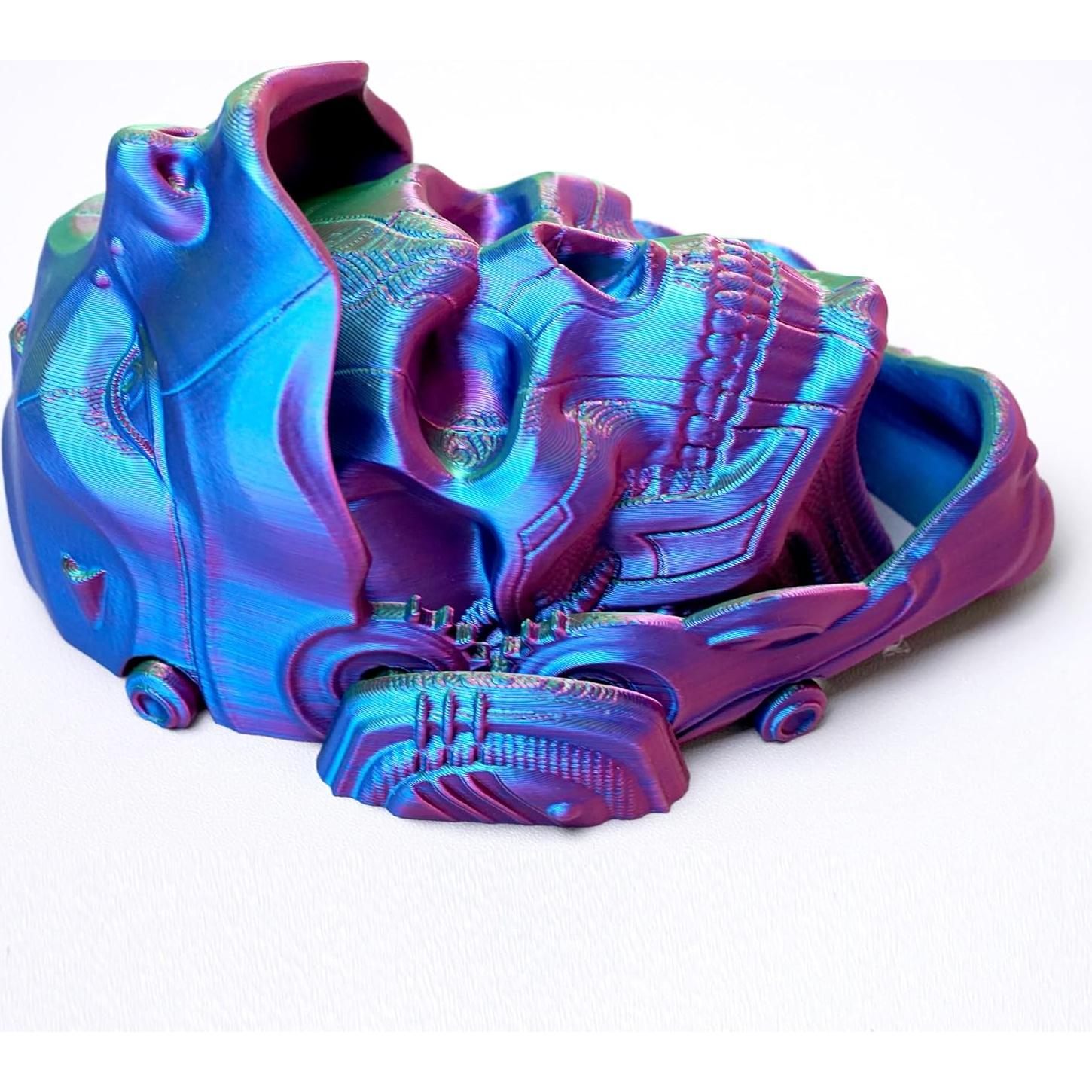 Máscara de Esqueleto 3D LUYU RGB - Juguete Fidget Articulado