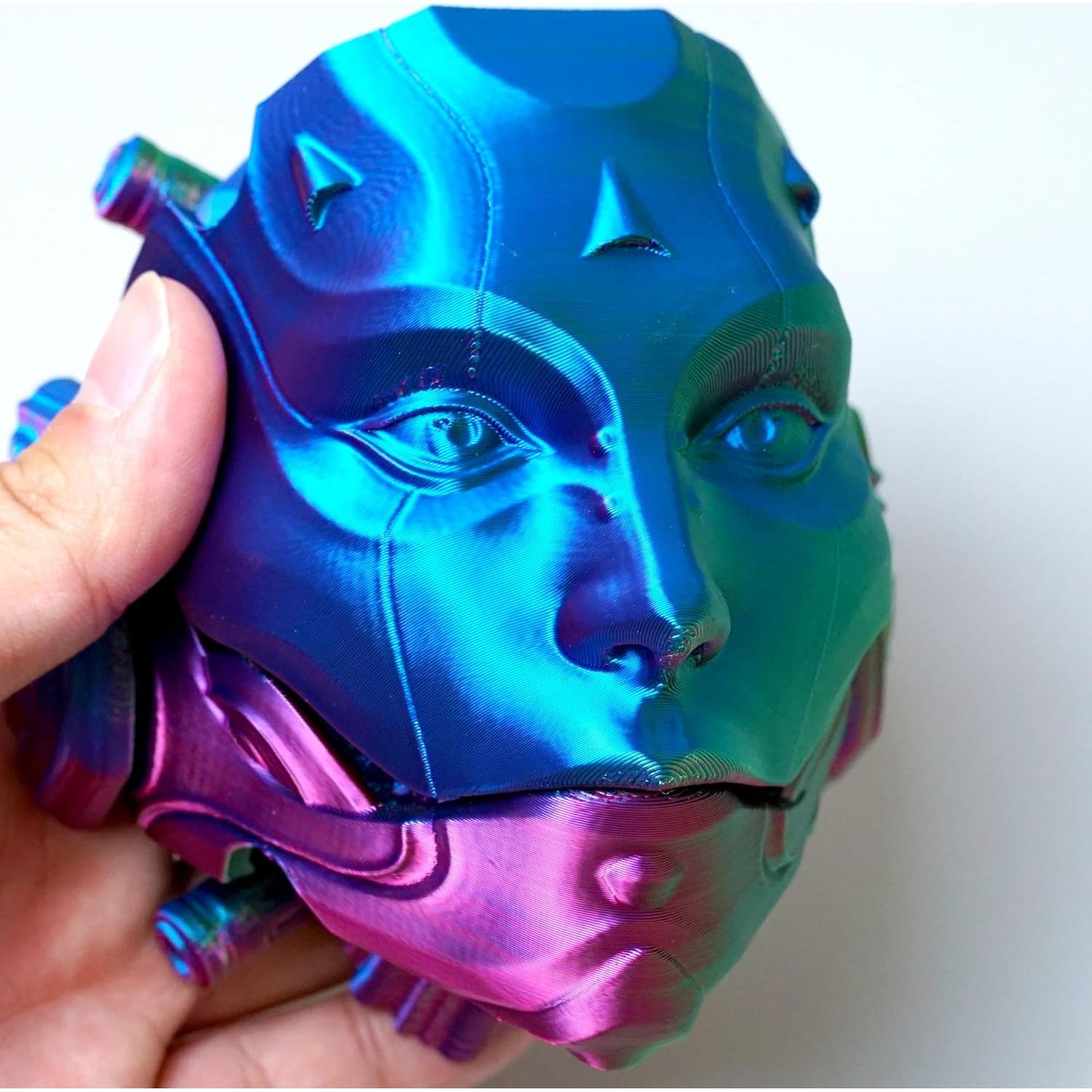 Máscara de Esqueleto 3D LUYU RGB - Juguete Fidget Articulado