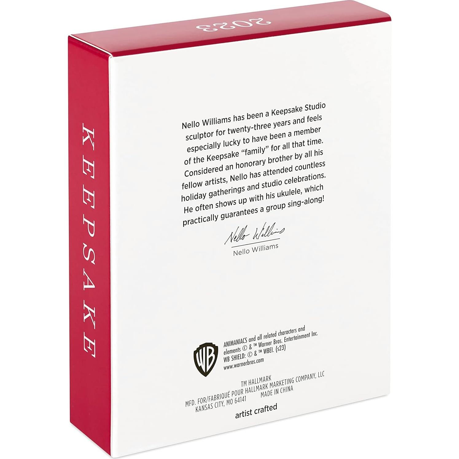 Adorno Navideño Hallmark Keepsake 2023 Animaniacs