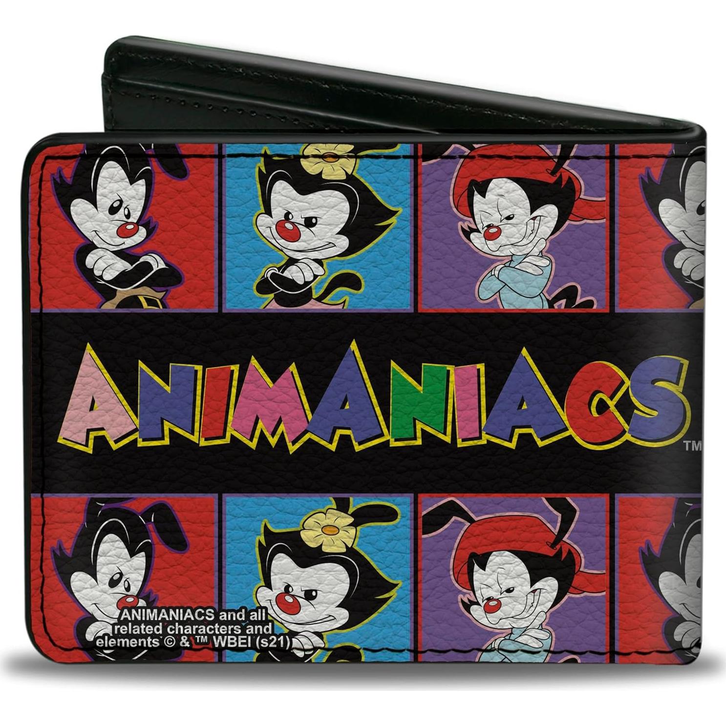 Billetera Bifold Cuero Vegano Buckle-Down Animaniacs