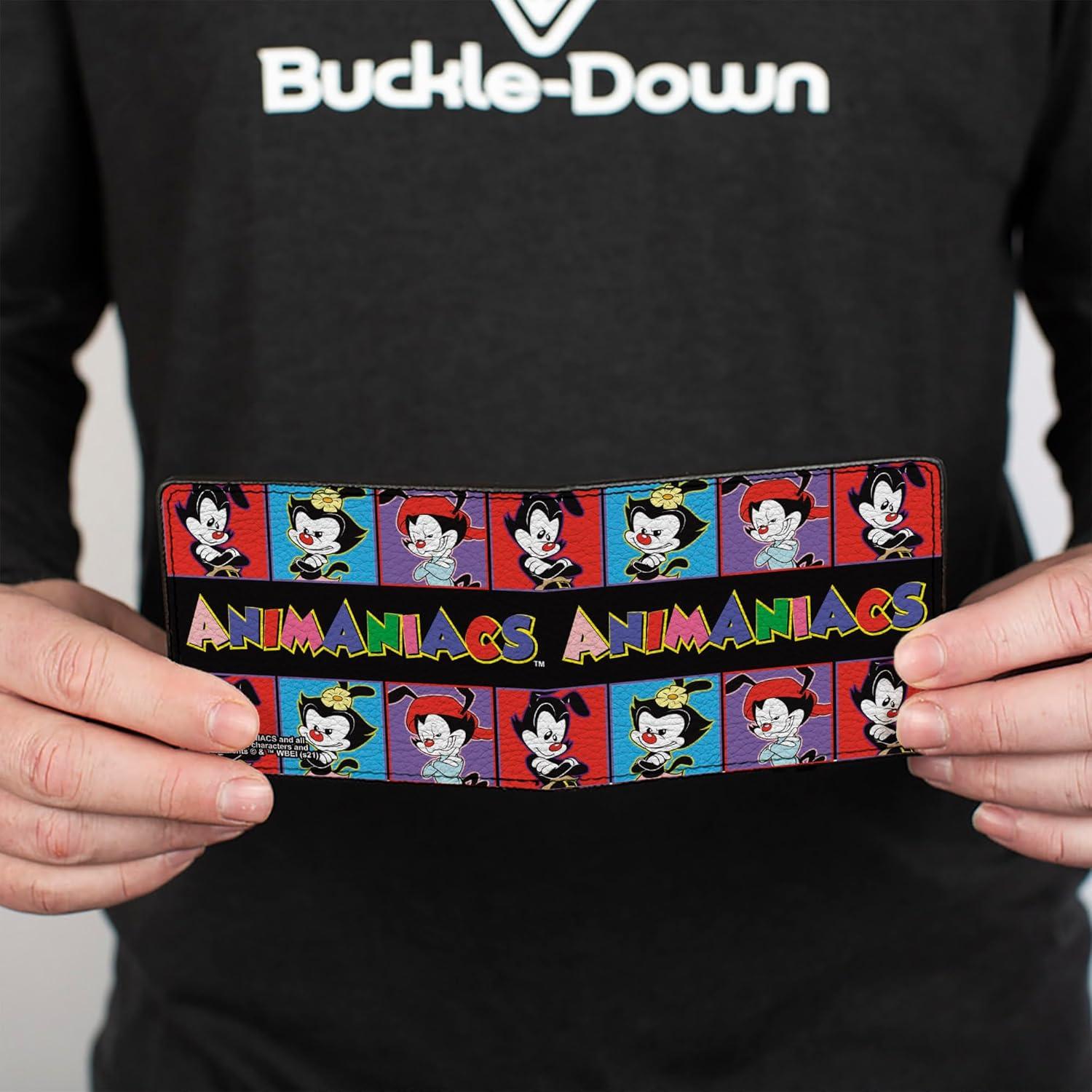 Billetera Bifold Cuero Vegano Buckle-Down Animaniacs