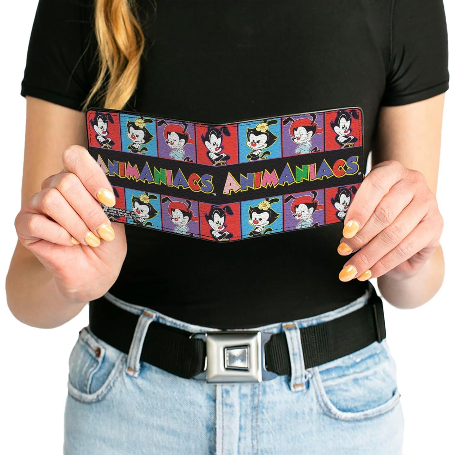 Billetera Bifold Cuero Vegano Buckle-Down Animaniacs
