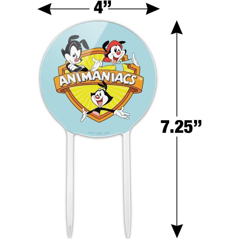 Adorno de Pastel Animaniacs Crest 18.42 cm para Fiesta
