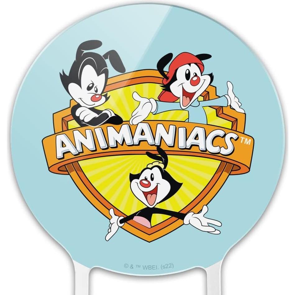 Adorno de Pastel Animaniacs Crest 18.42 cm para Fiesta